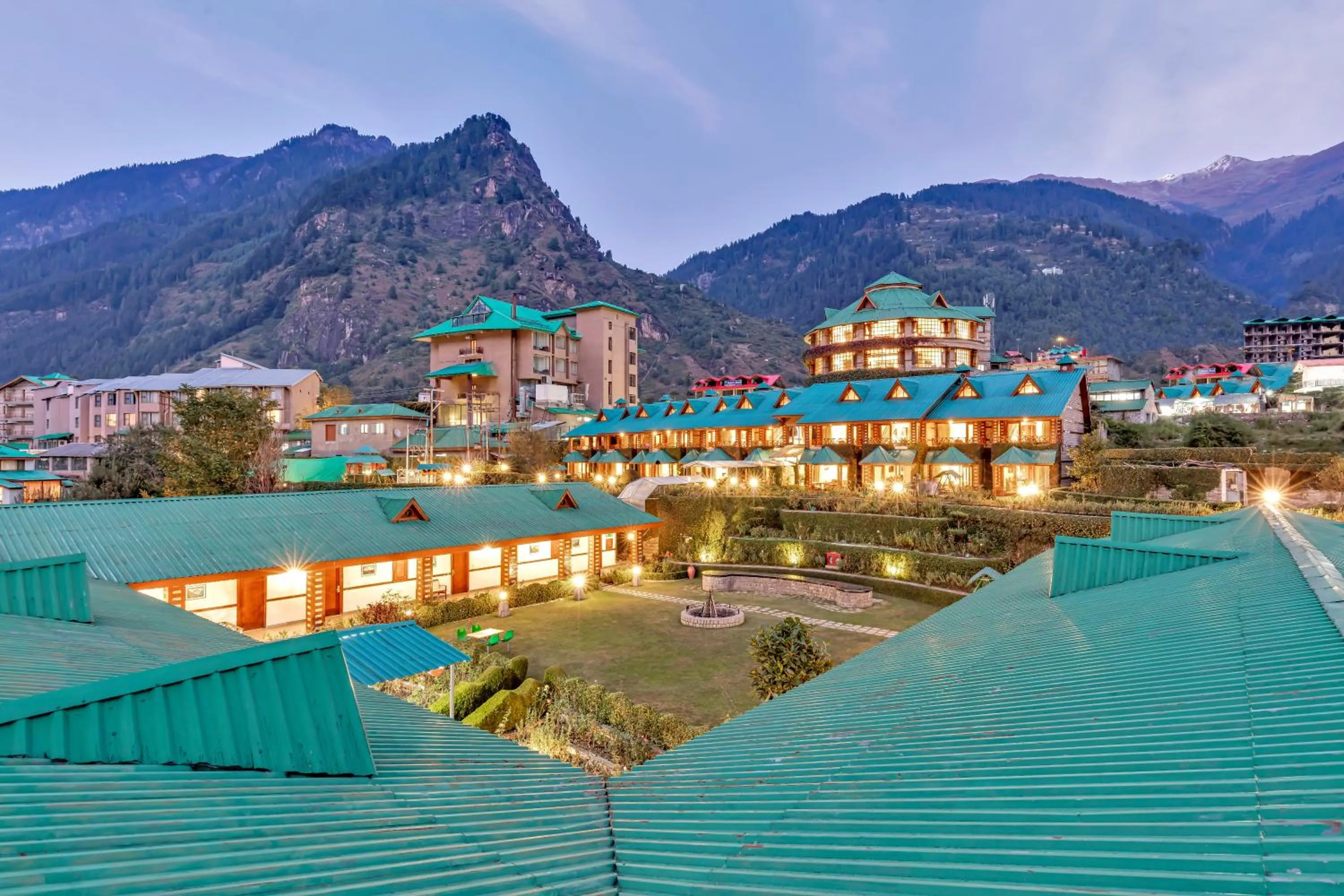 Bird's eye view in Club Mahindra White Meadows Manali
