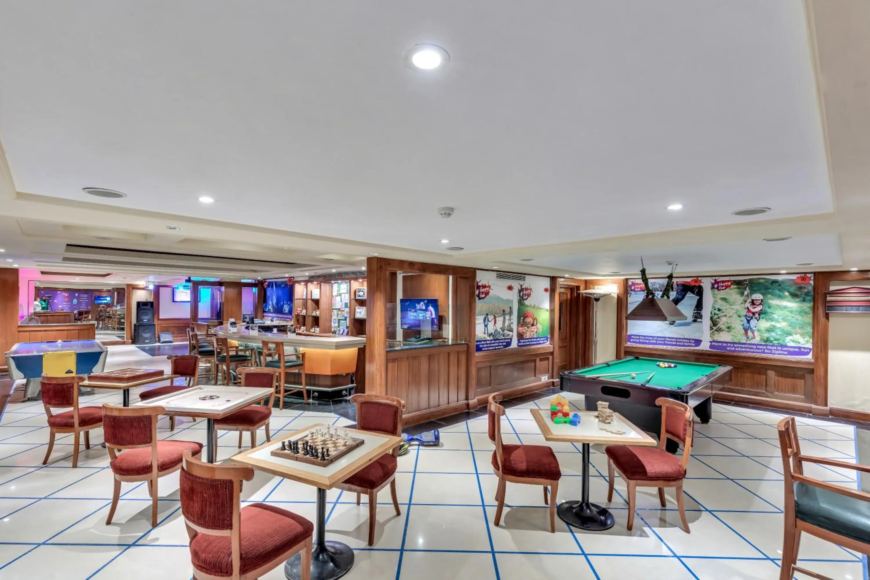 Game Room in Club Mahindra White Meadows Manali