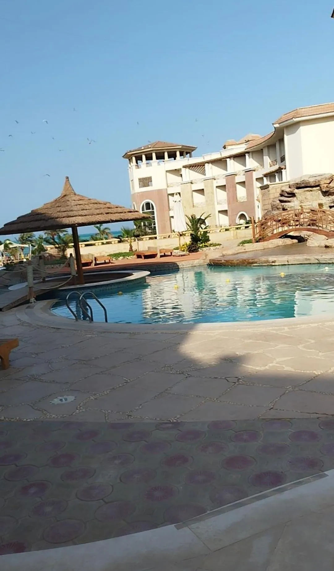Pool view in royal beach resort hurghada