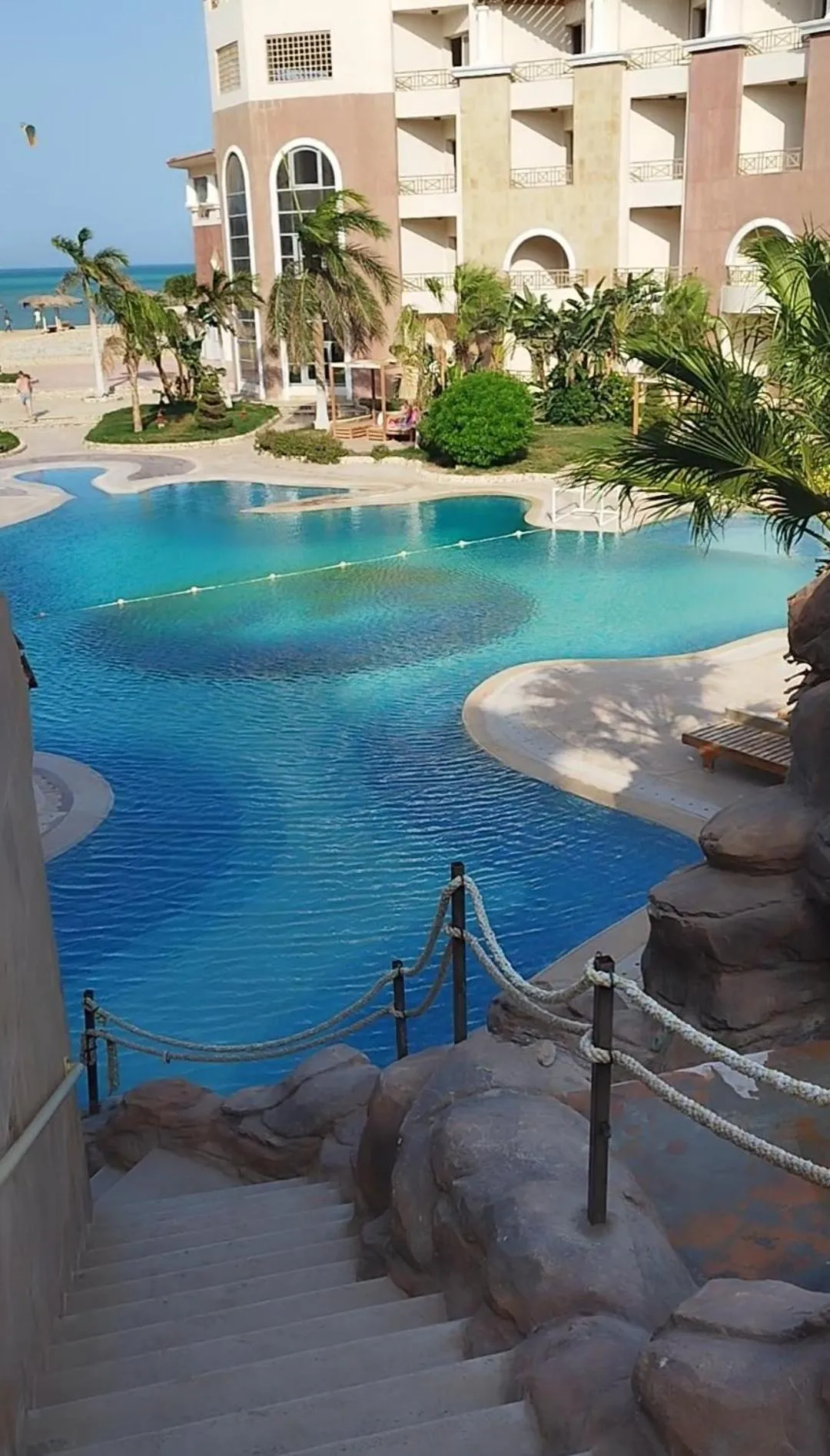 Swimming pool in royal beach resort hurghada