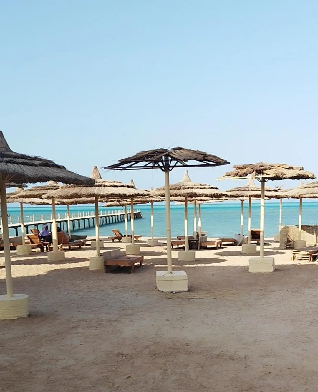 Natural landscape in royal beach resort hurghada