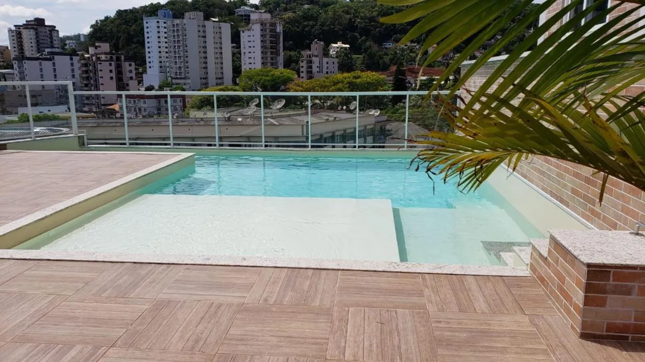 Pool view in Hotel Alvorada