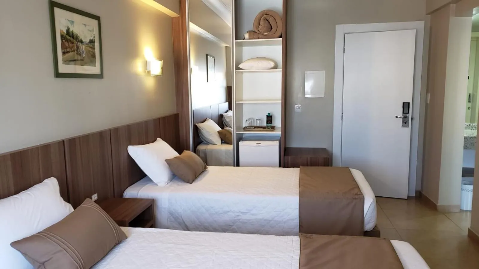 Bed in Hotel Alvorada