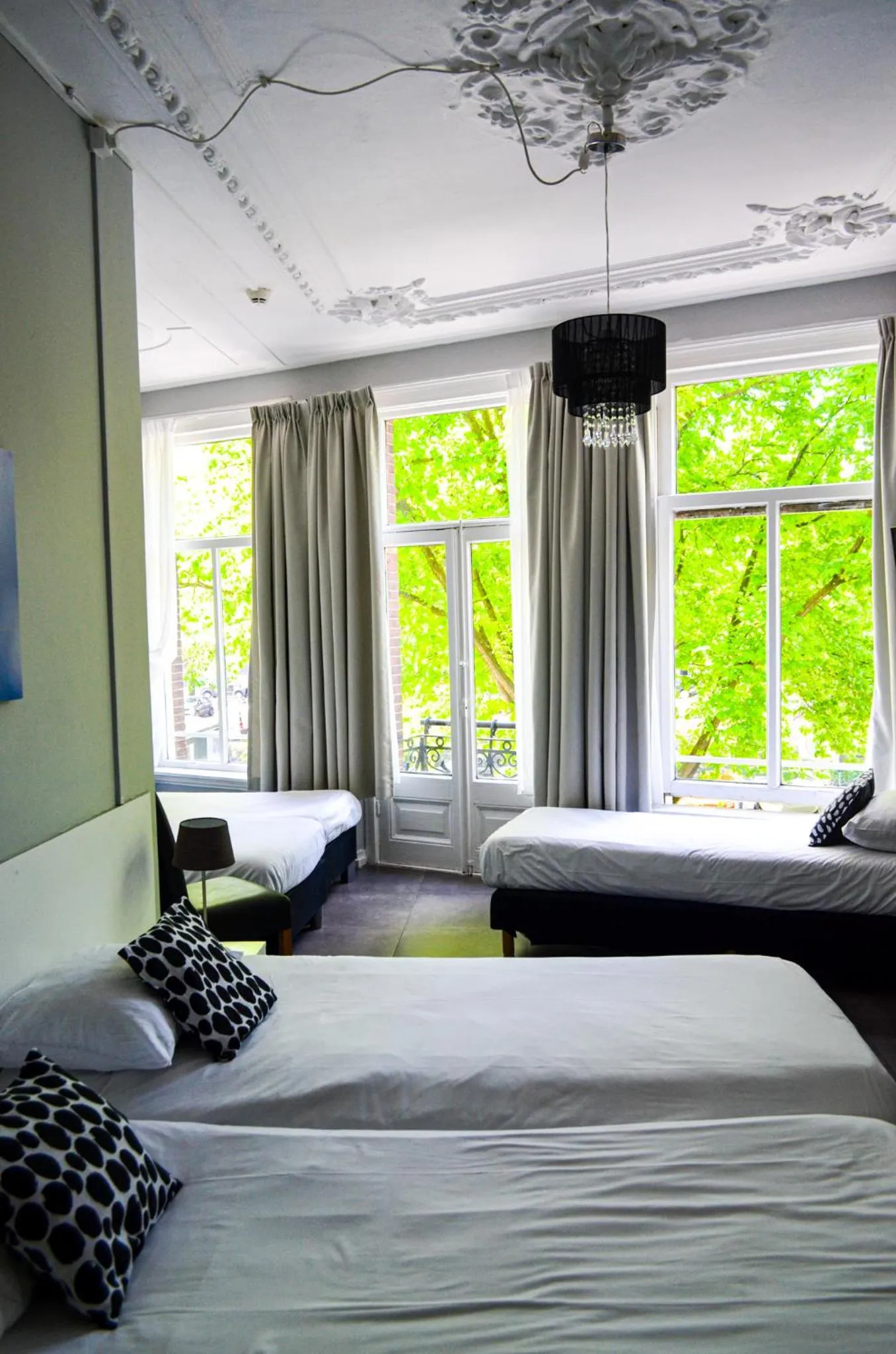 Bed in Family Hotel Kooyk