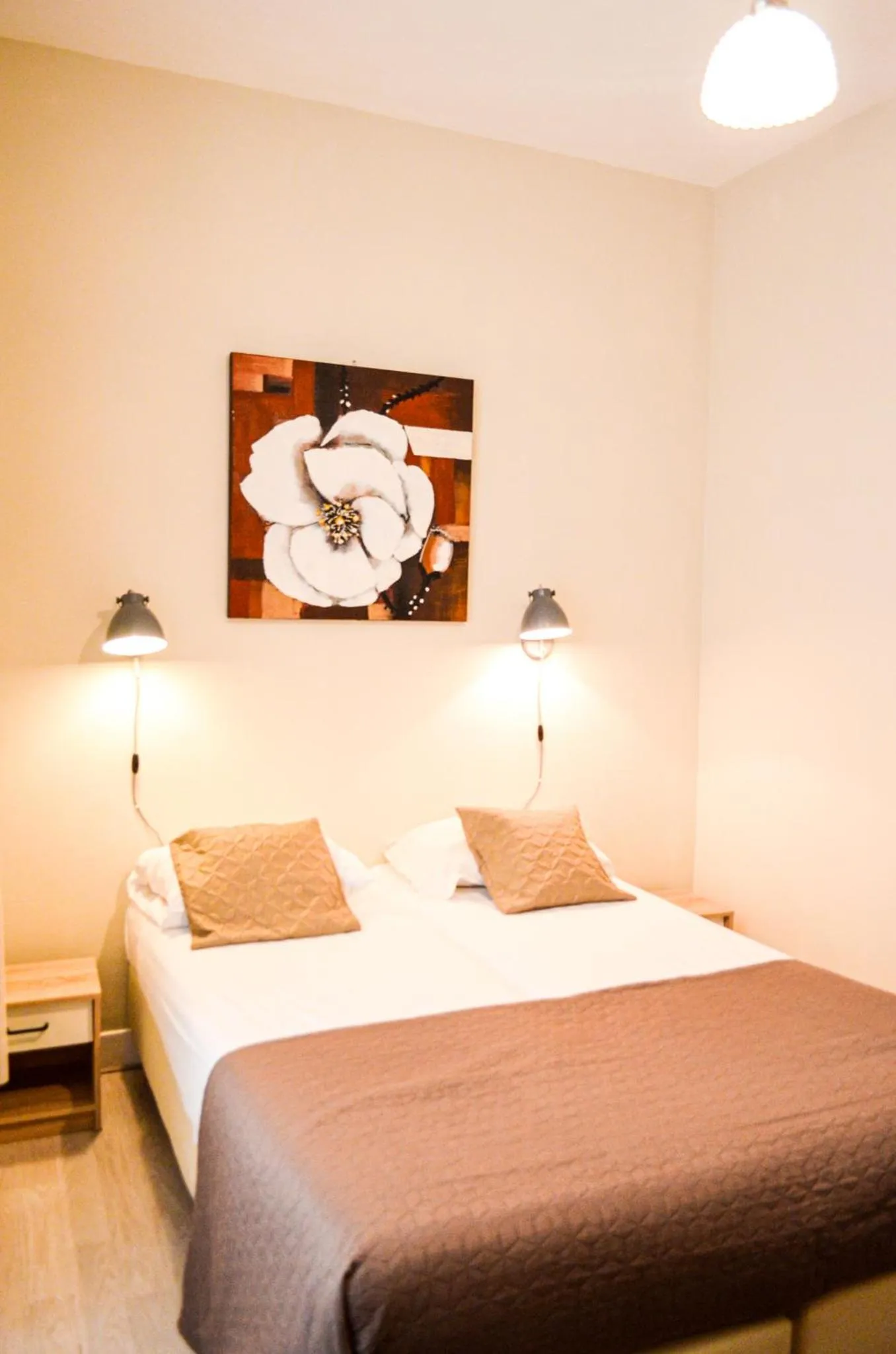 Bed in Family Hotel Kooyk