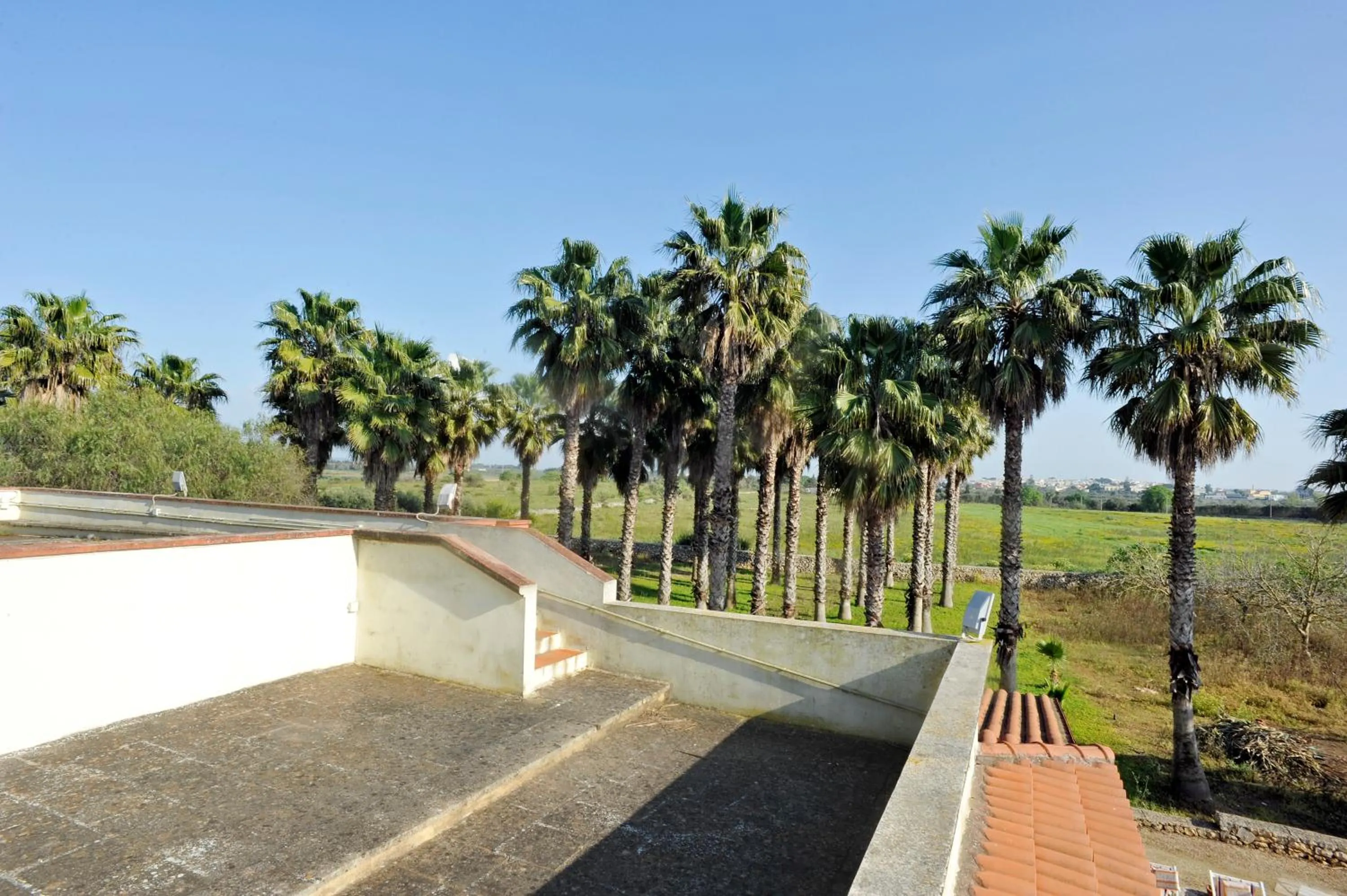 Inner courtyard view in La Capasa B&B