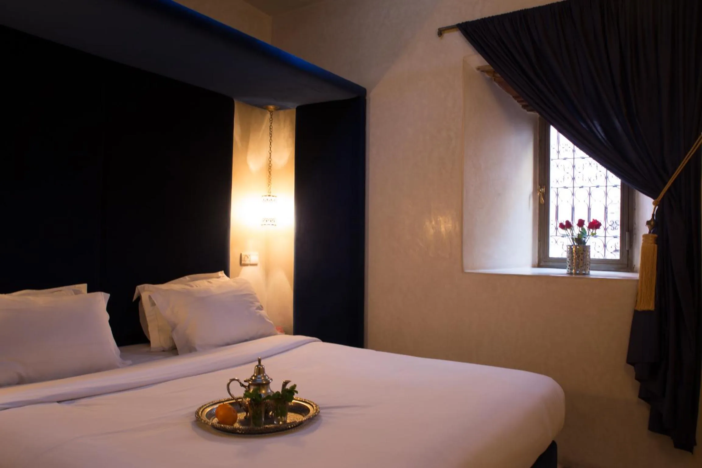 Decorative detail, Bed in Riad Joya