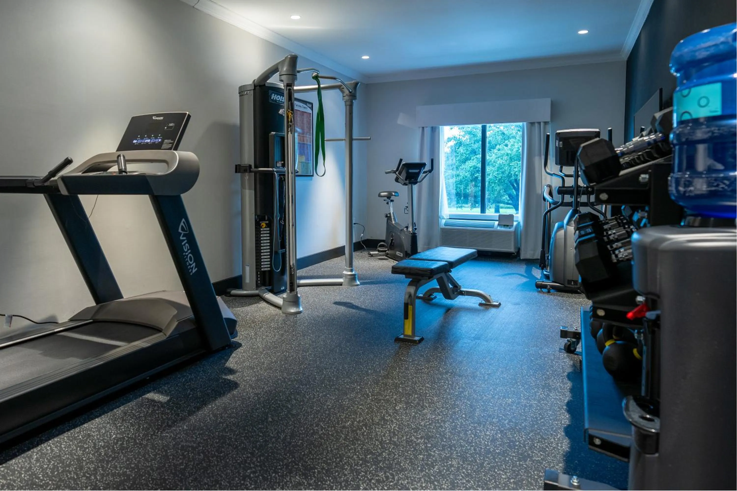 Fitness centre/facilities in Champions Club and Hotel, Houston Westchase