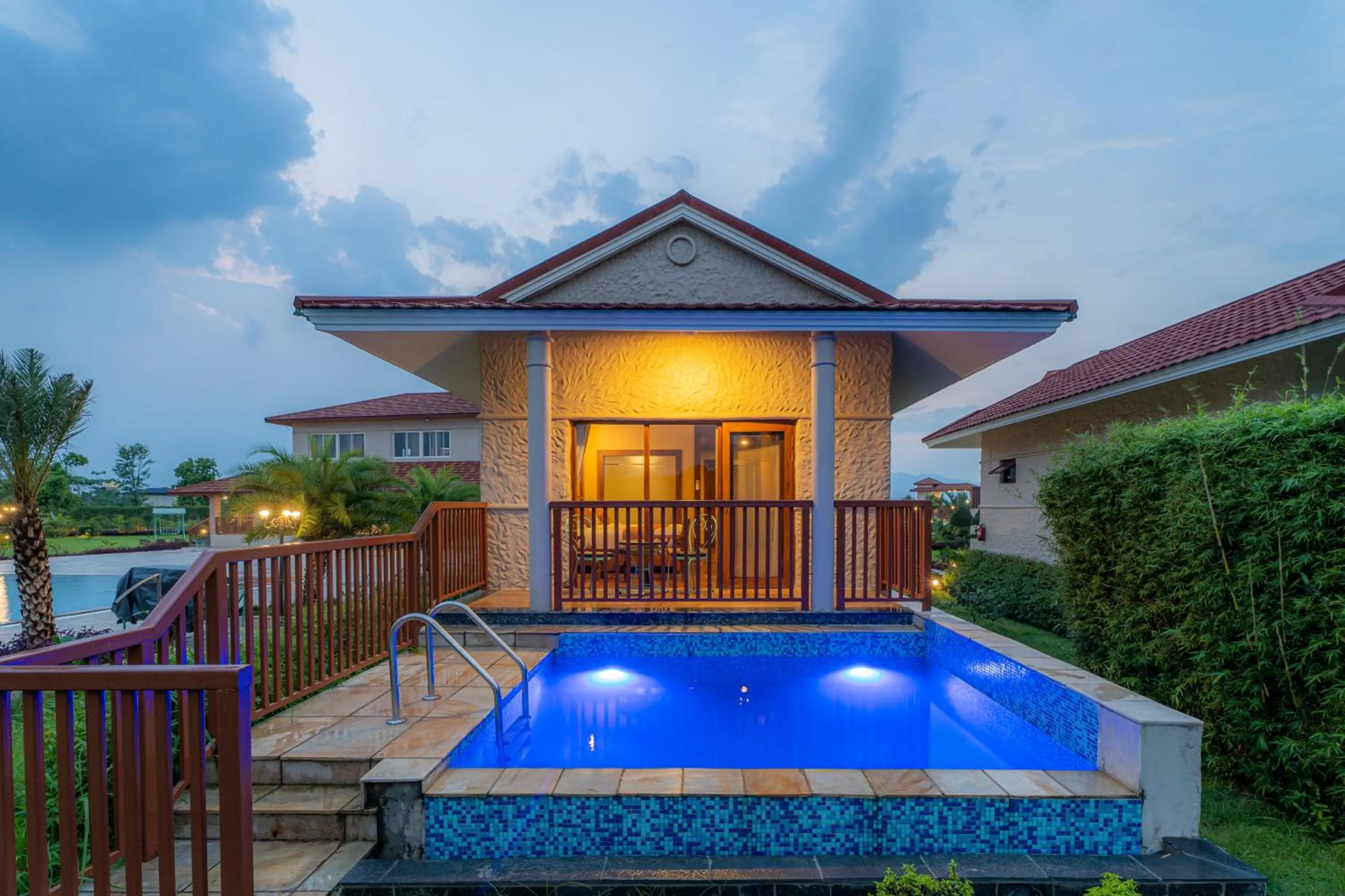 Property building in River Bank Jungle Resort, Chitwan