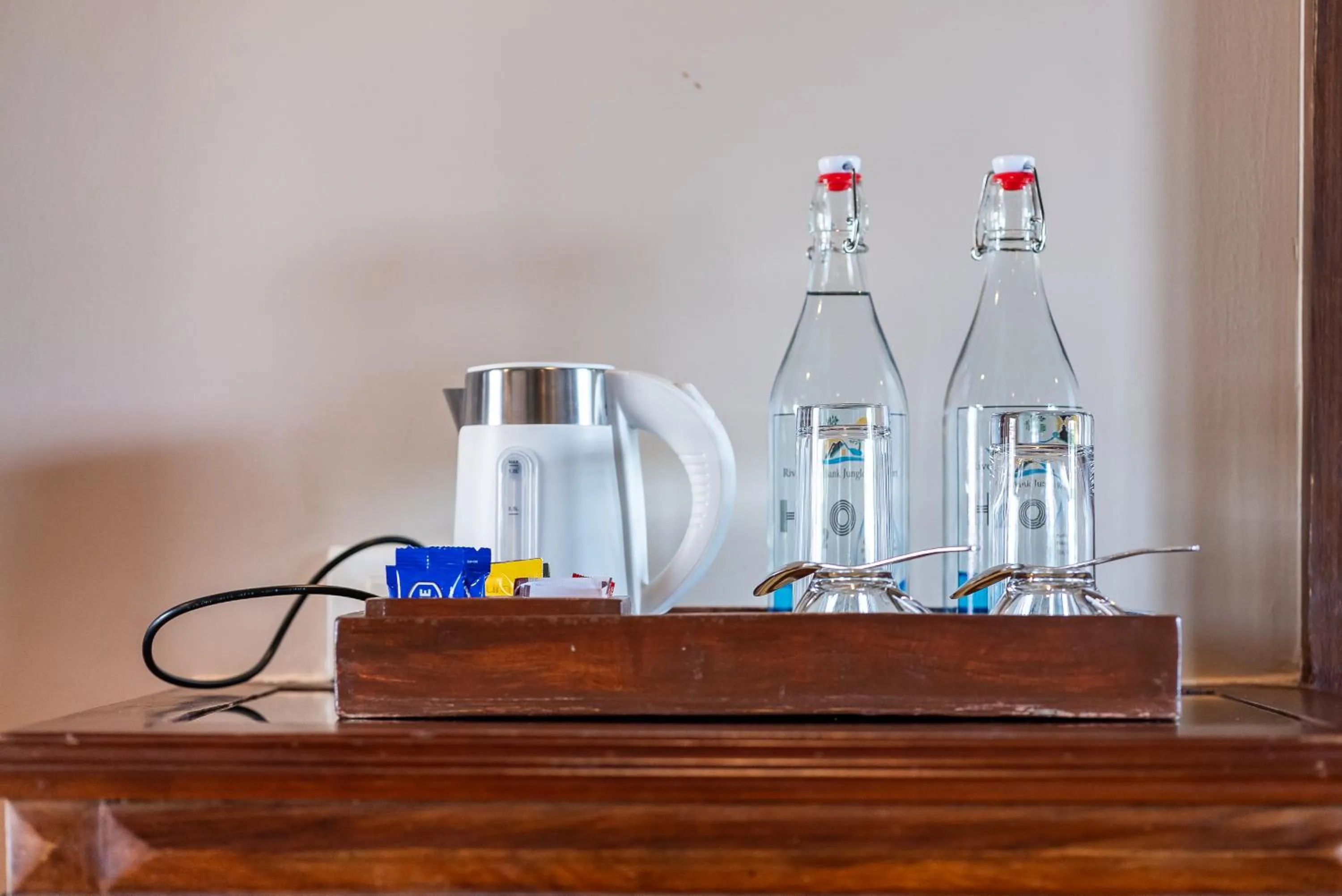 Coffee/tea facilities in River Bank Jungle Resort, Chitwan