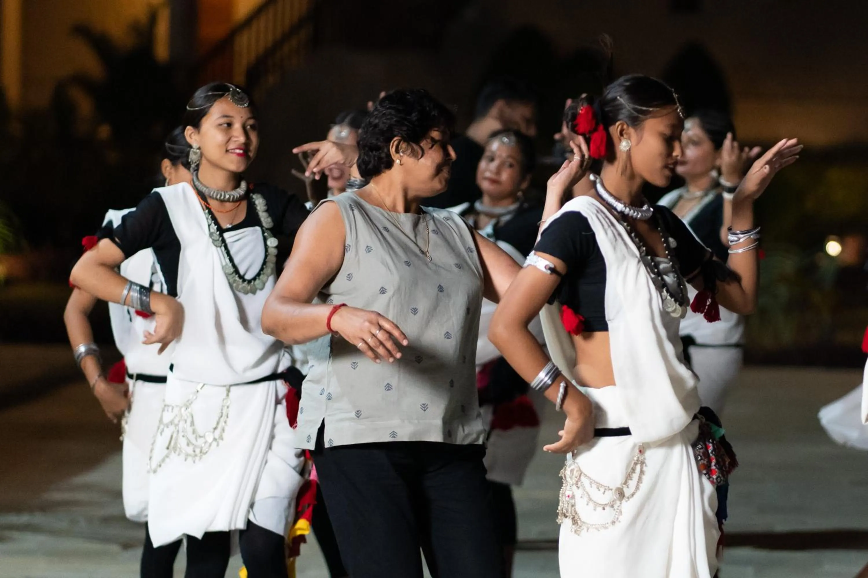 Evening entertainment in River Bank Jungle Resort, Chitwan