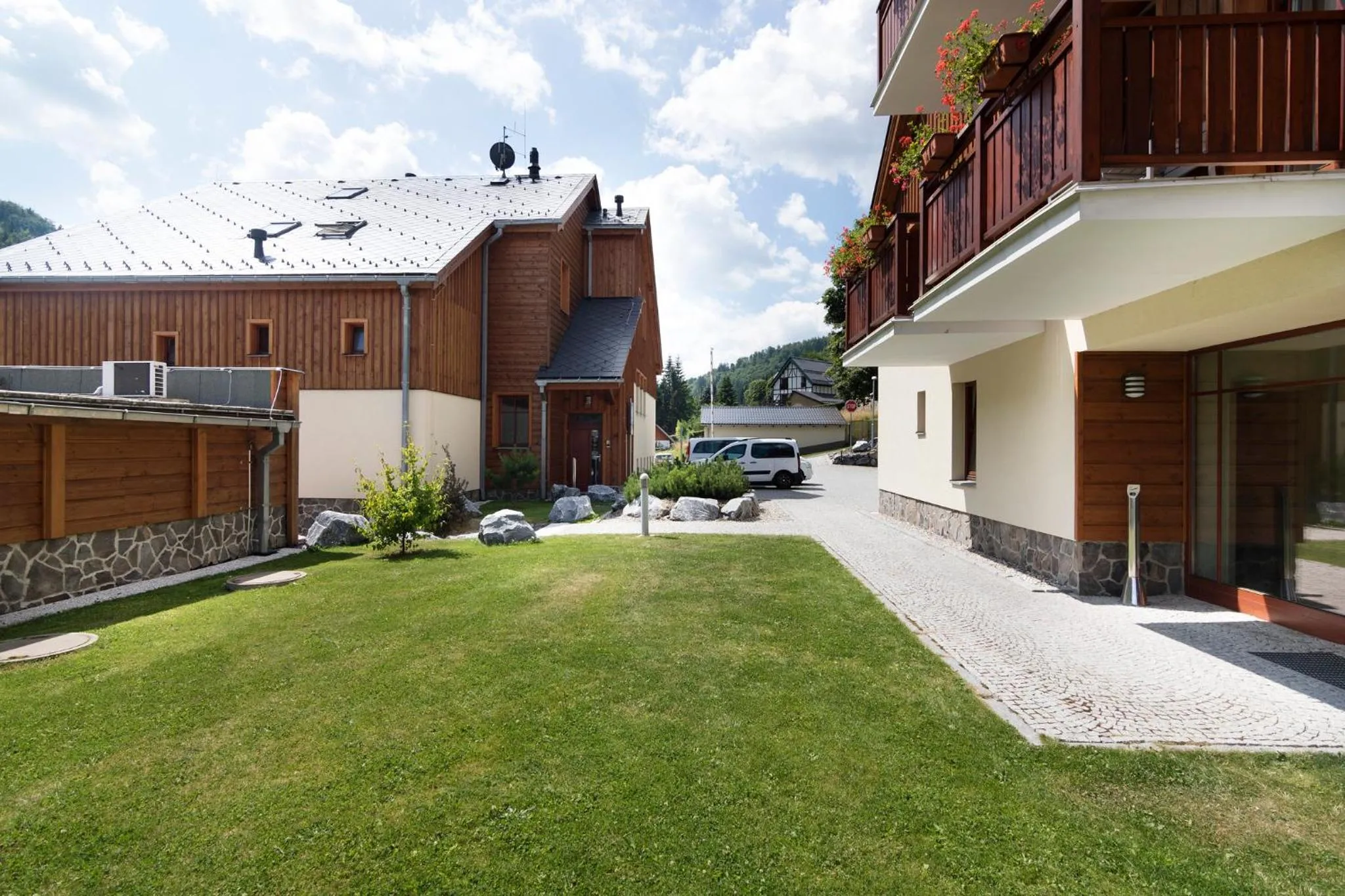 Facade/entrance in Peras Wellness Hotel