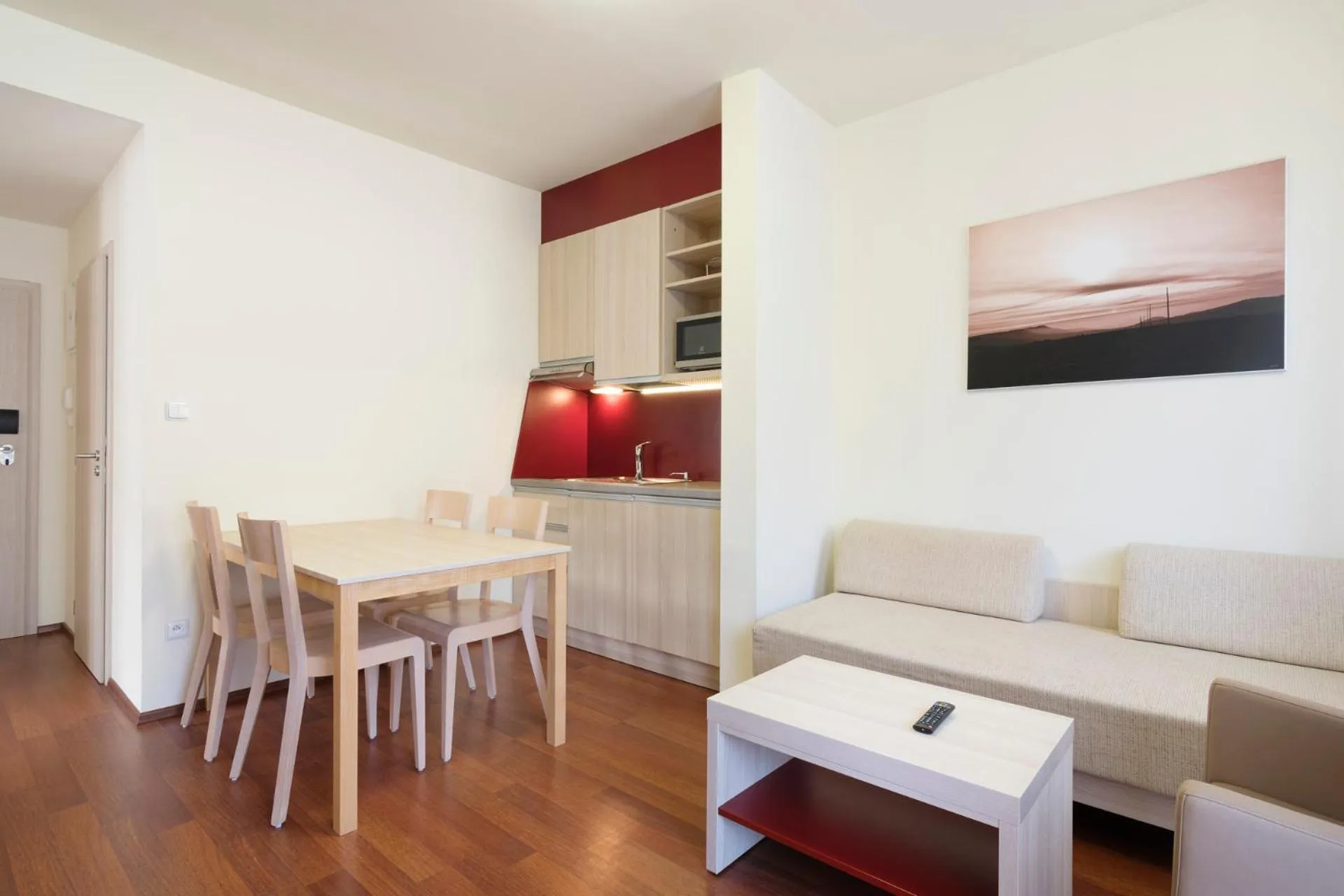 Kitchen or kitchenette in Peras Wellness Hotel