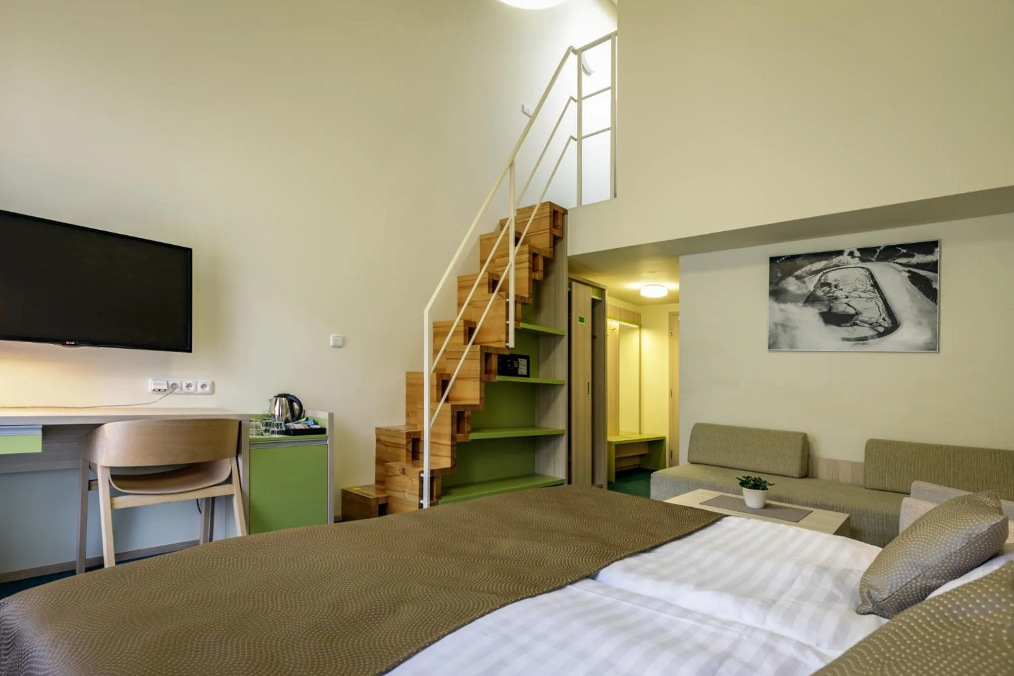 Bedroom, Bed in Peras Wellness Hotel