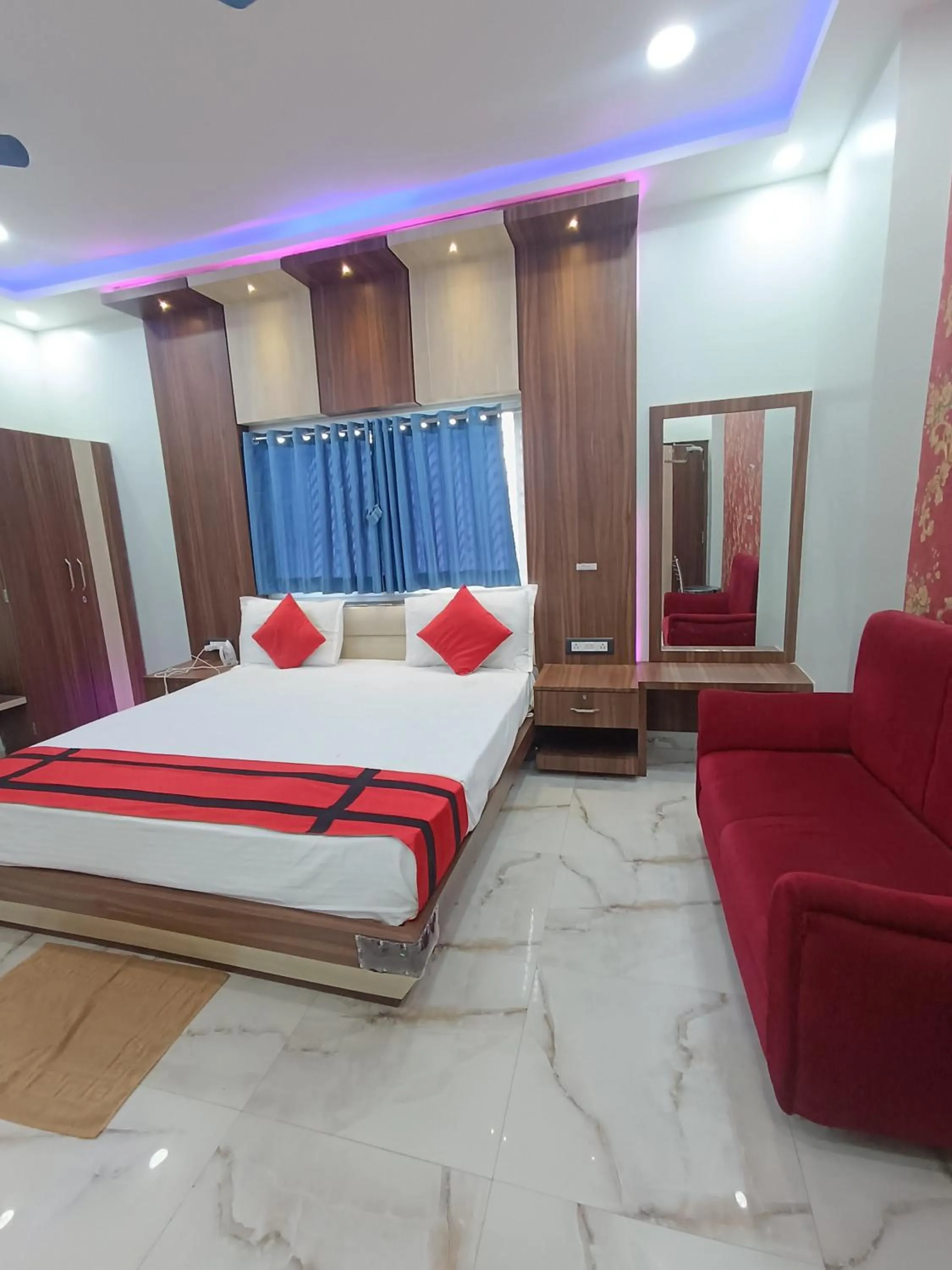 Bed in G P Guest House And Banquet Hall