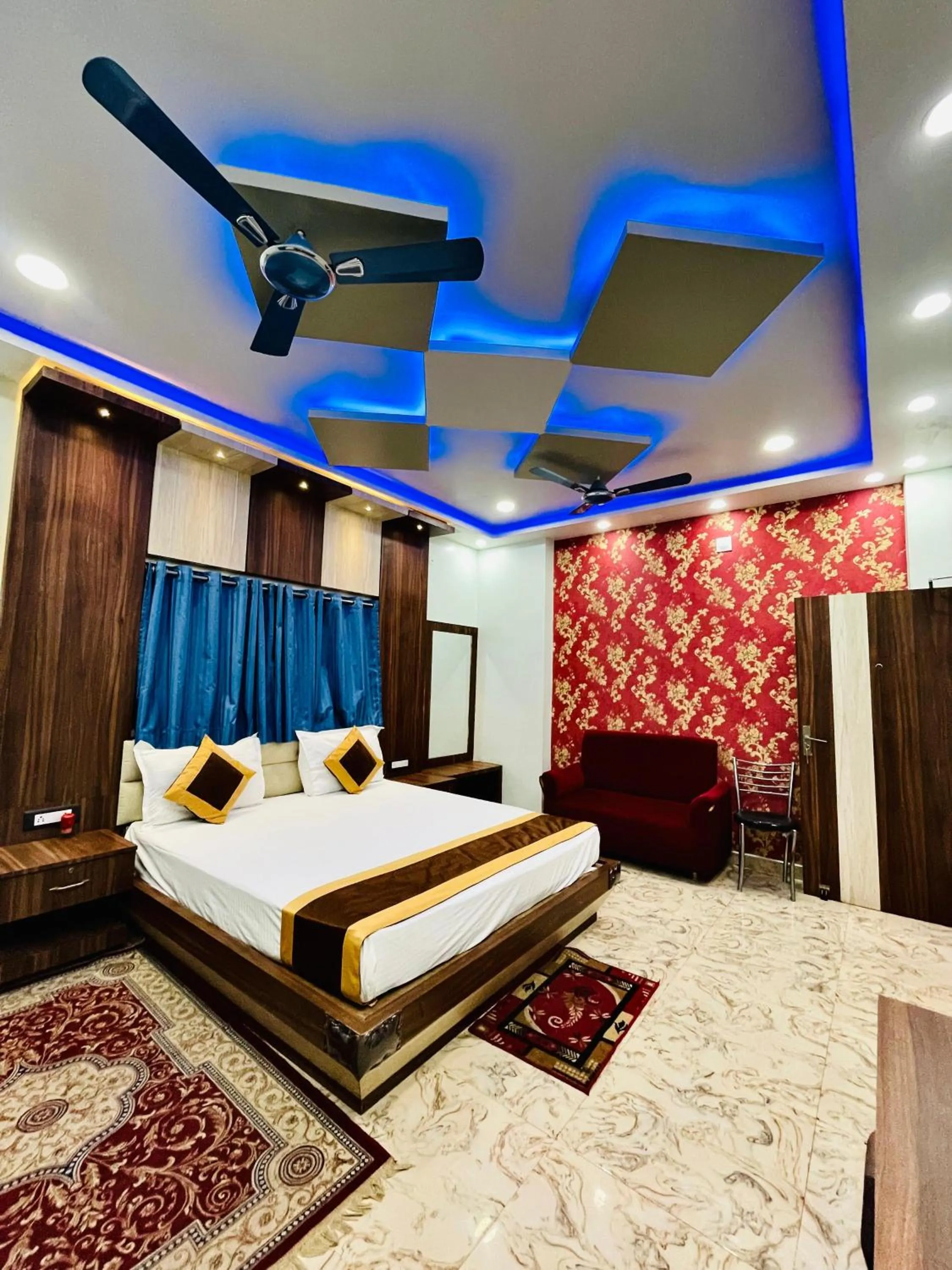 Bed in G P Guest House And Banquet Hall