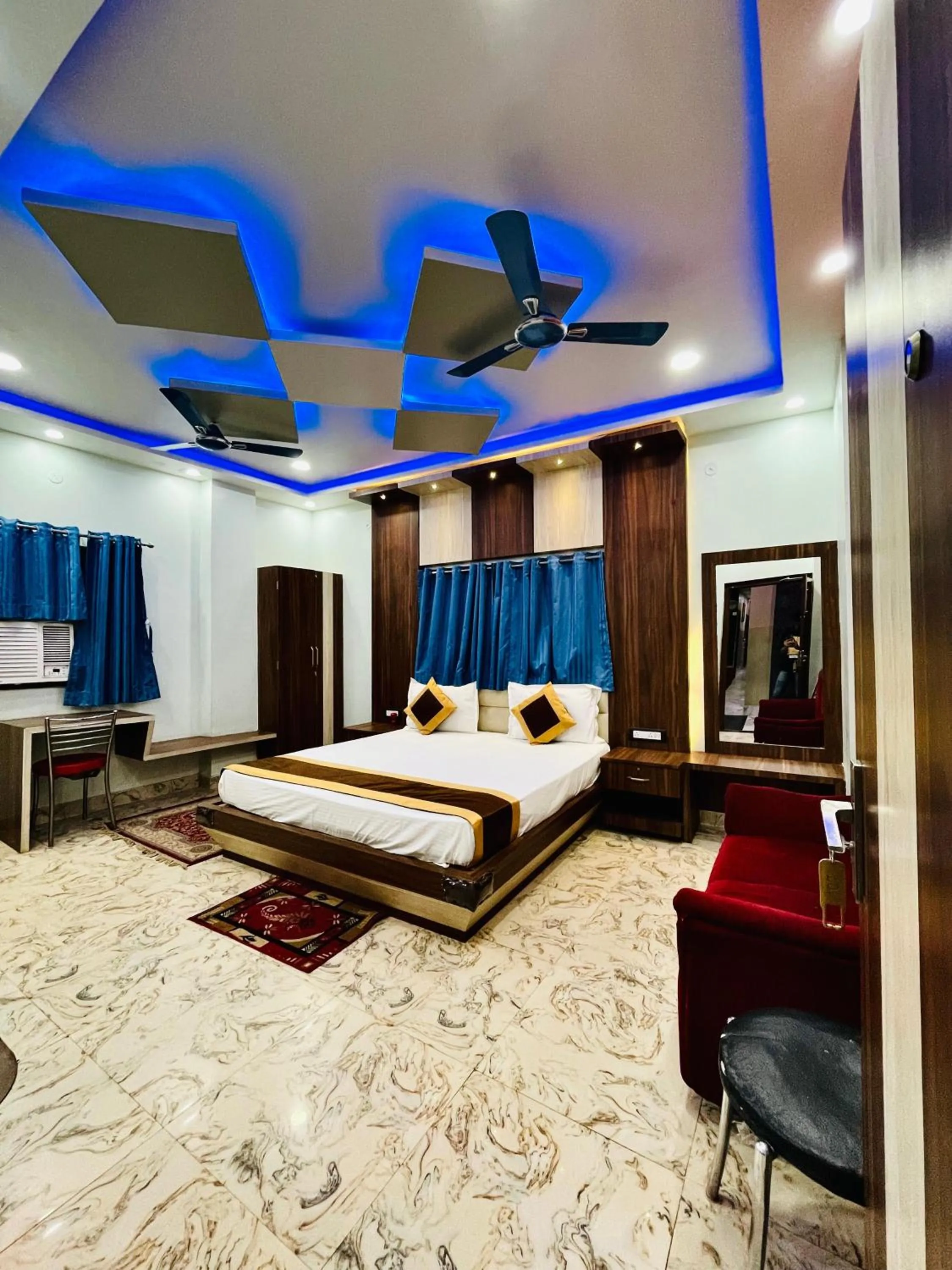 Bed in G P Guest House And Banquet Hall