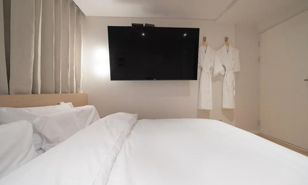 Bed in Annk Hotel Daejeon Daeheung