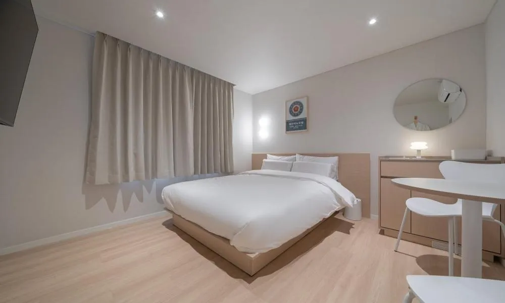 Bed in Annk Hotel Daejeon Daeheung