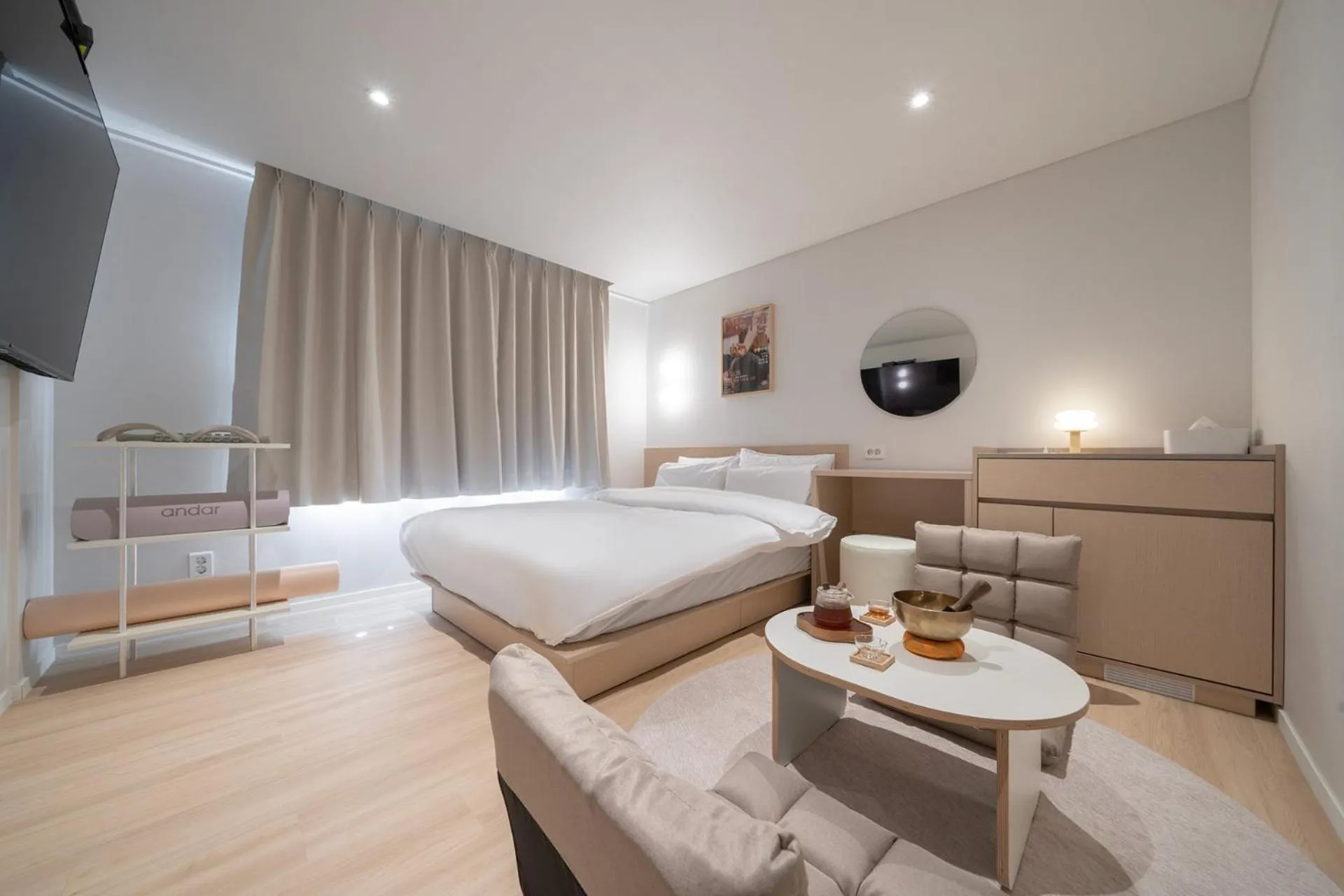 Bed in Anook Hotel Daejeon Daeheung