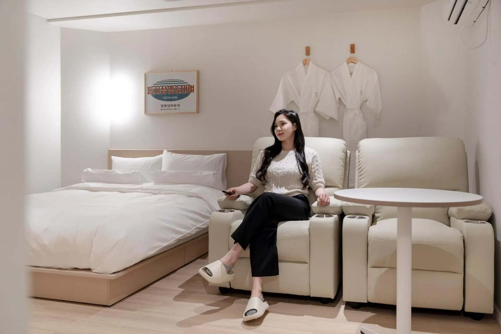 Bed in Anook Hotel Daejeon Daeheung