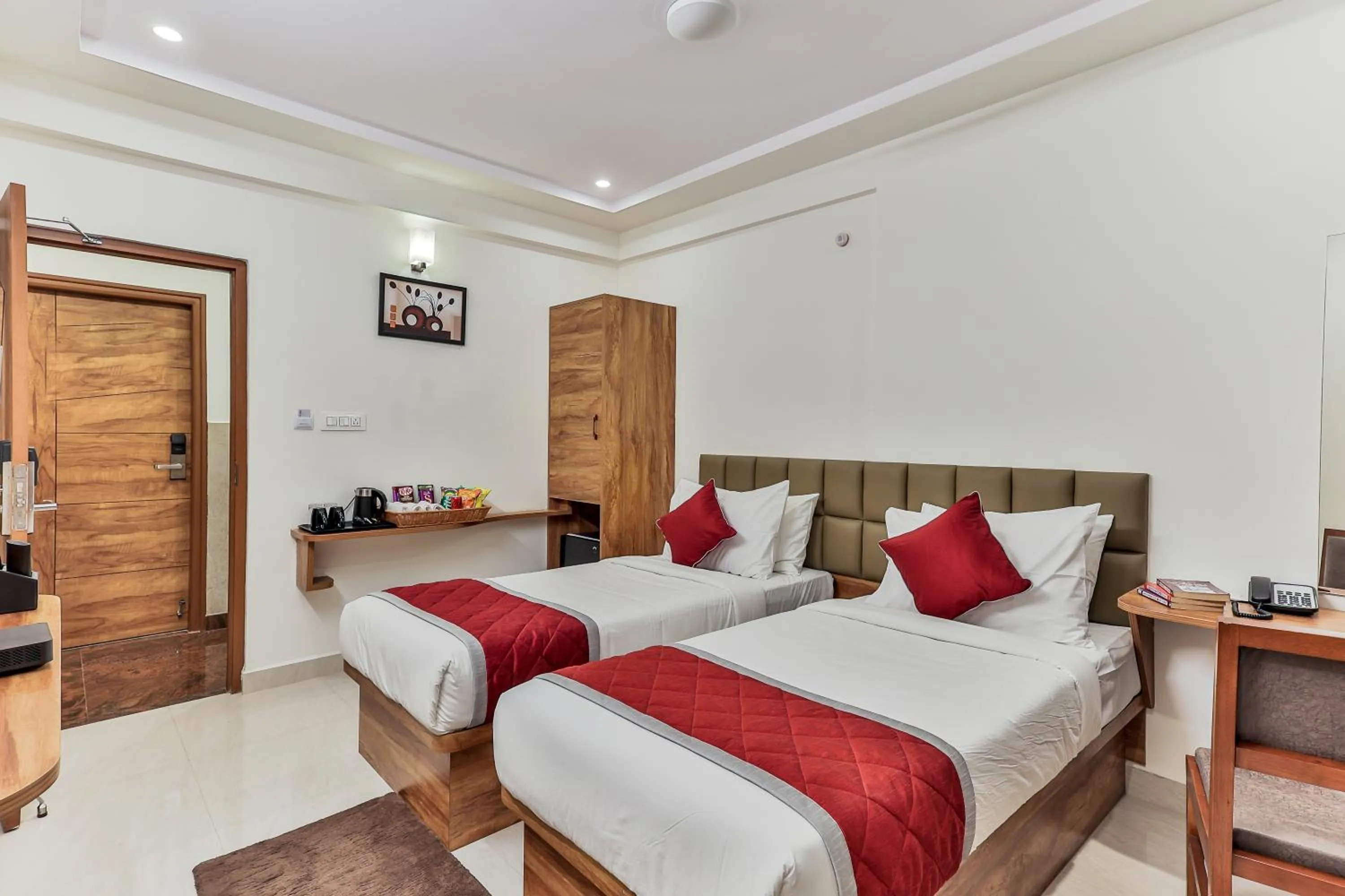 Bed in The Auberge Boutique Hotel - Manyata Tech Park