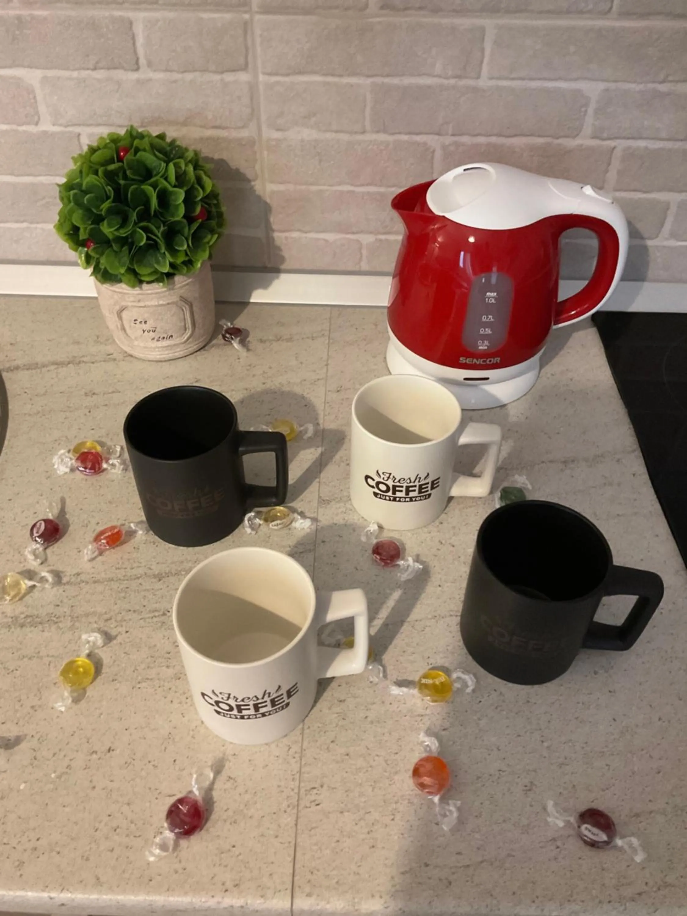 Coffee/tea facilities in Compass Lofts Athens