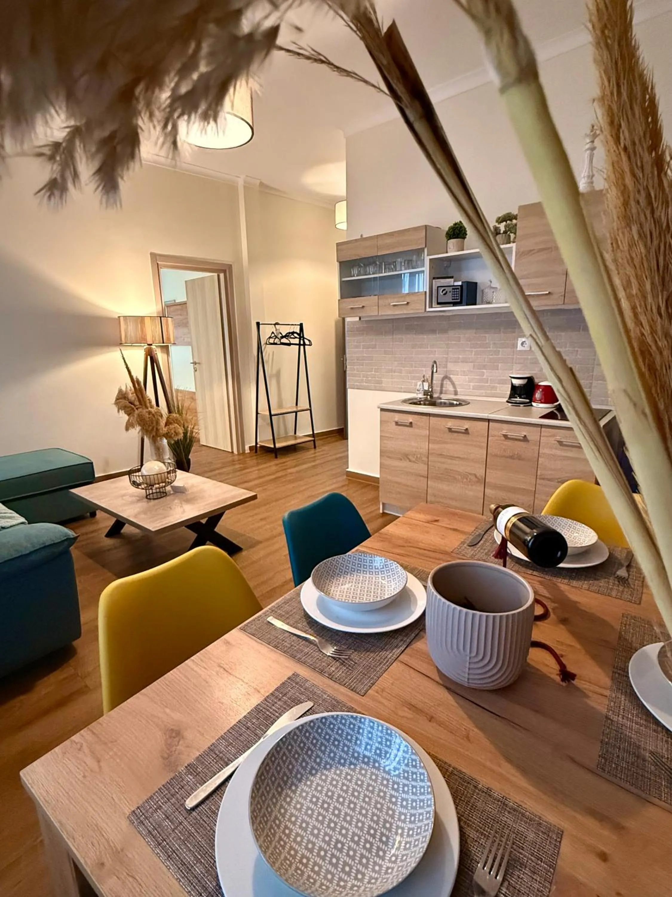 Living room in Compass Lofts Athens