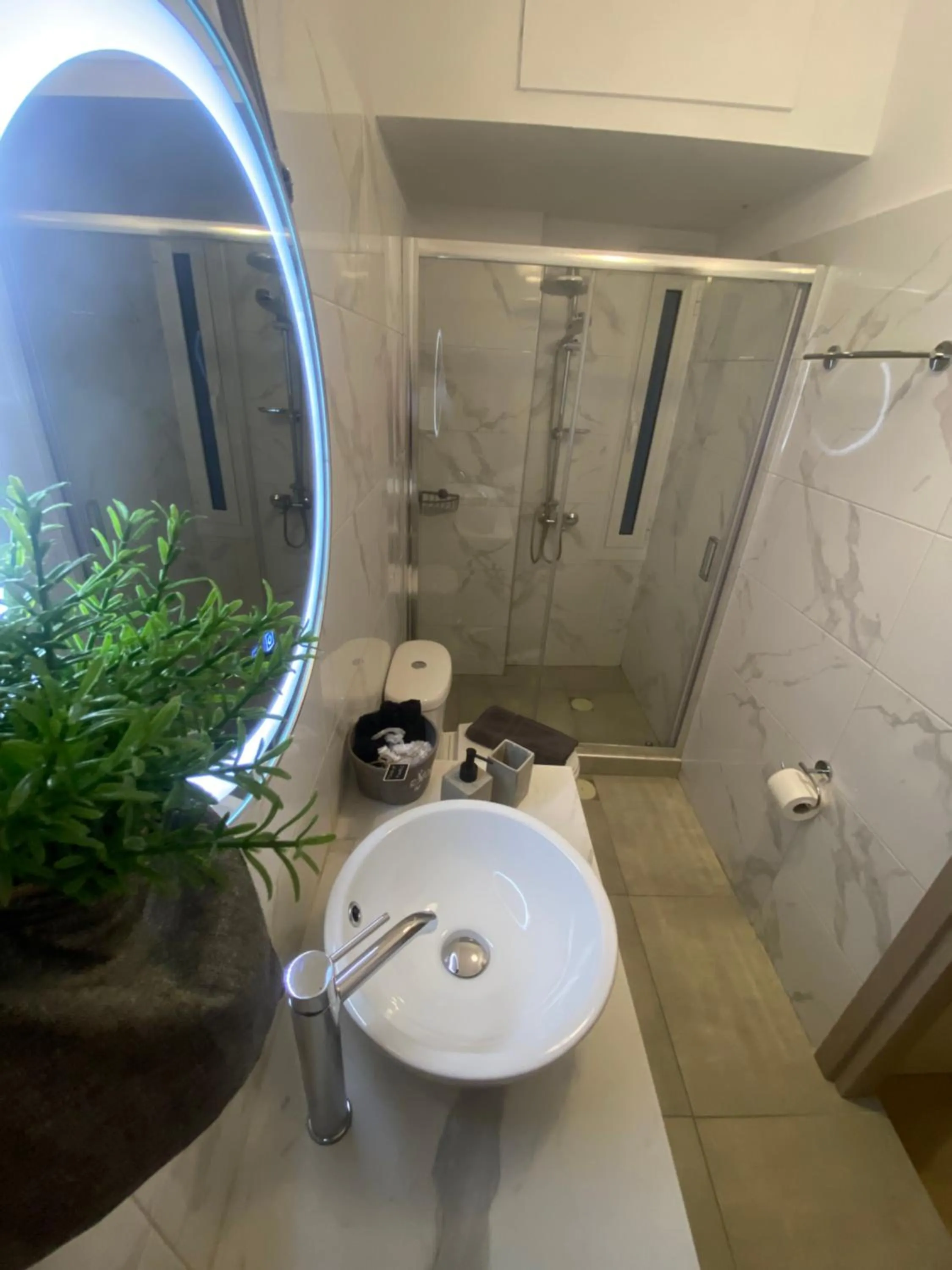 Shower in Compass Lofts Athens