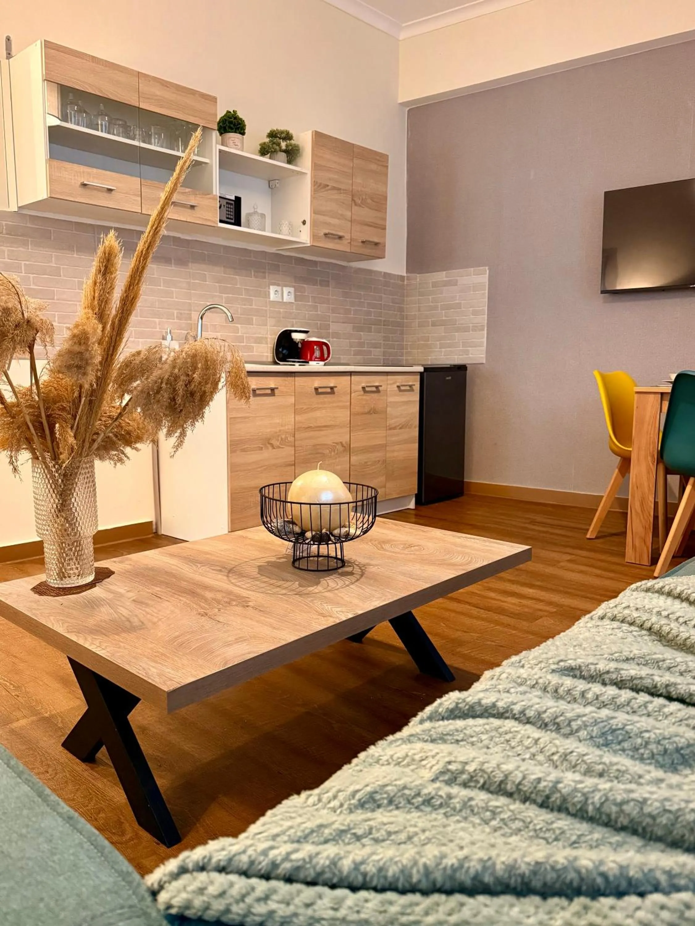 kitchen in Compass Lofts Athens