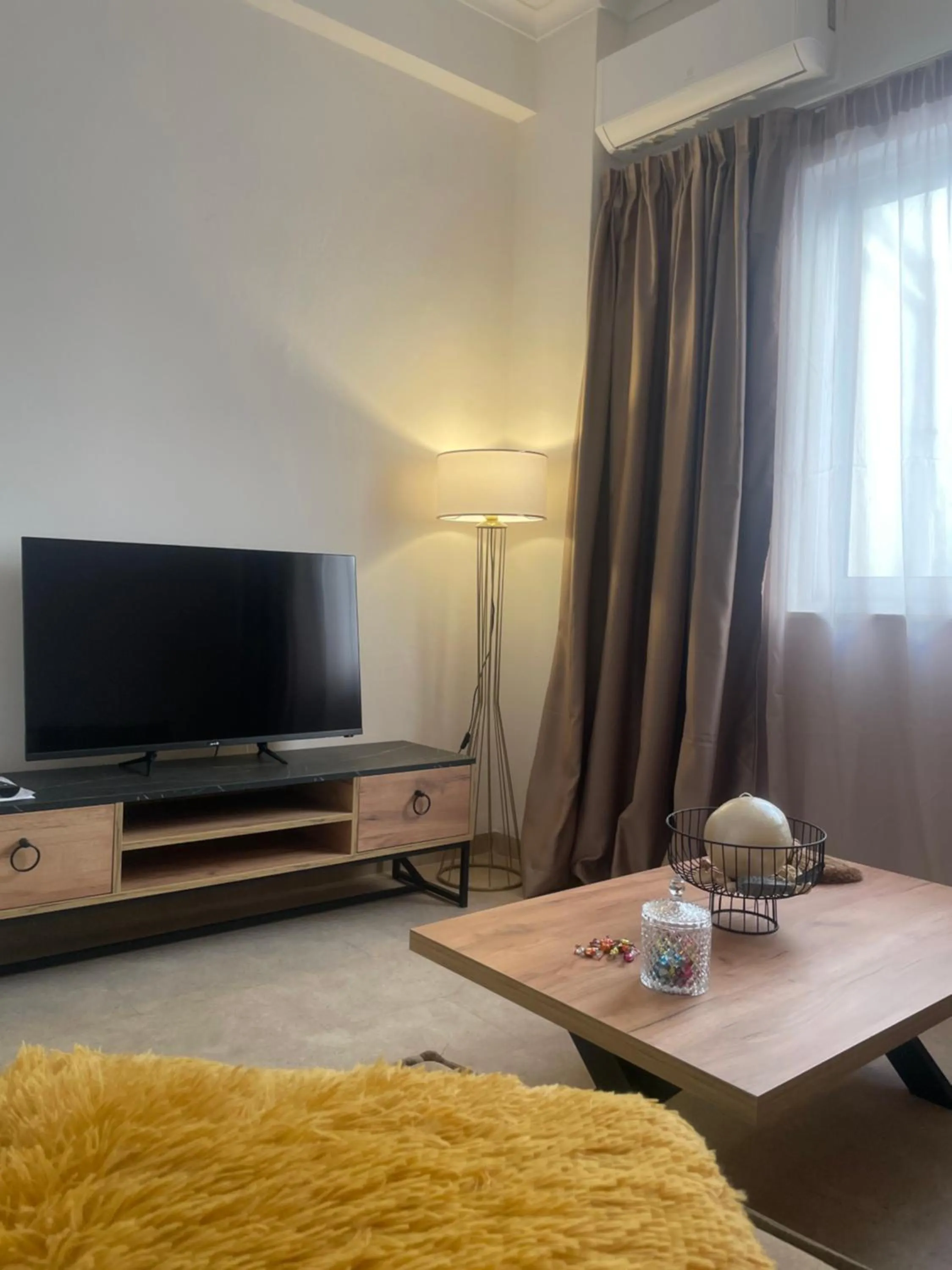 Communal lounge/ TV room in Compass Lofts Athens