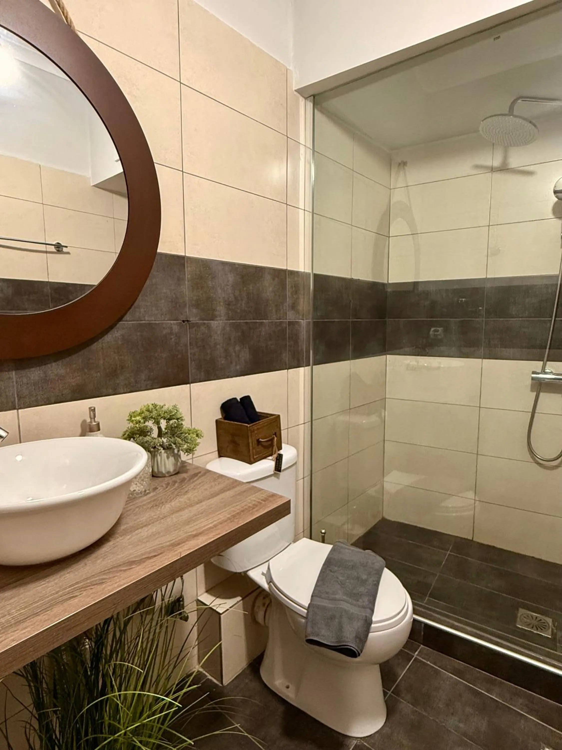 Shower in Compass Lofts Athens