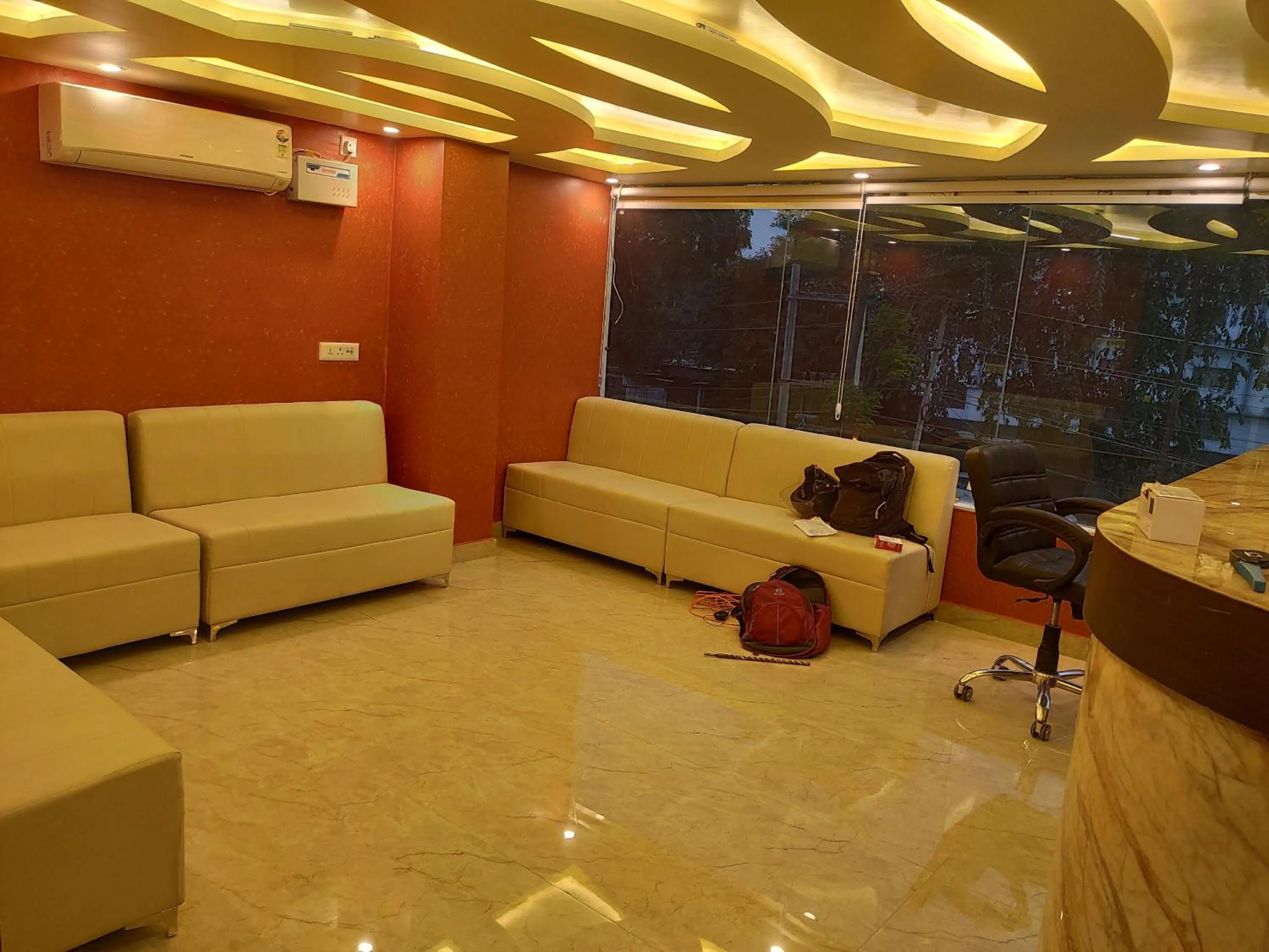 Seating area in Royal View Residency