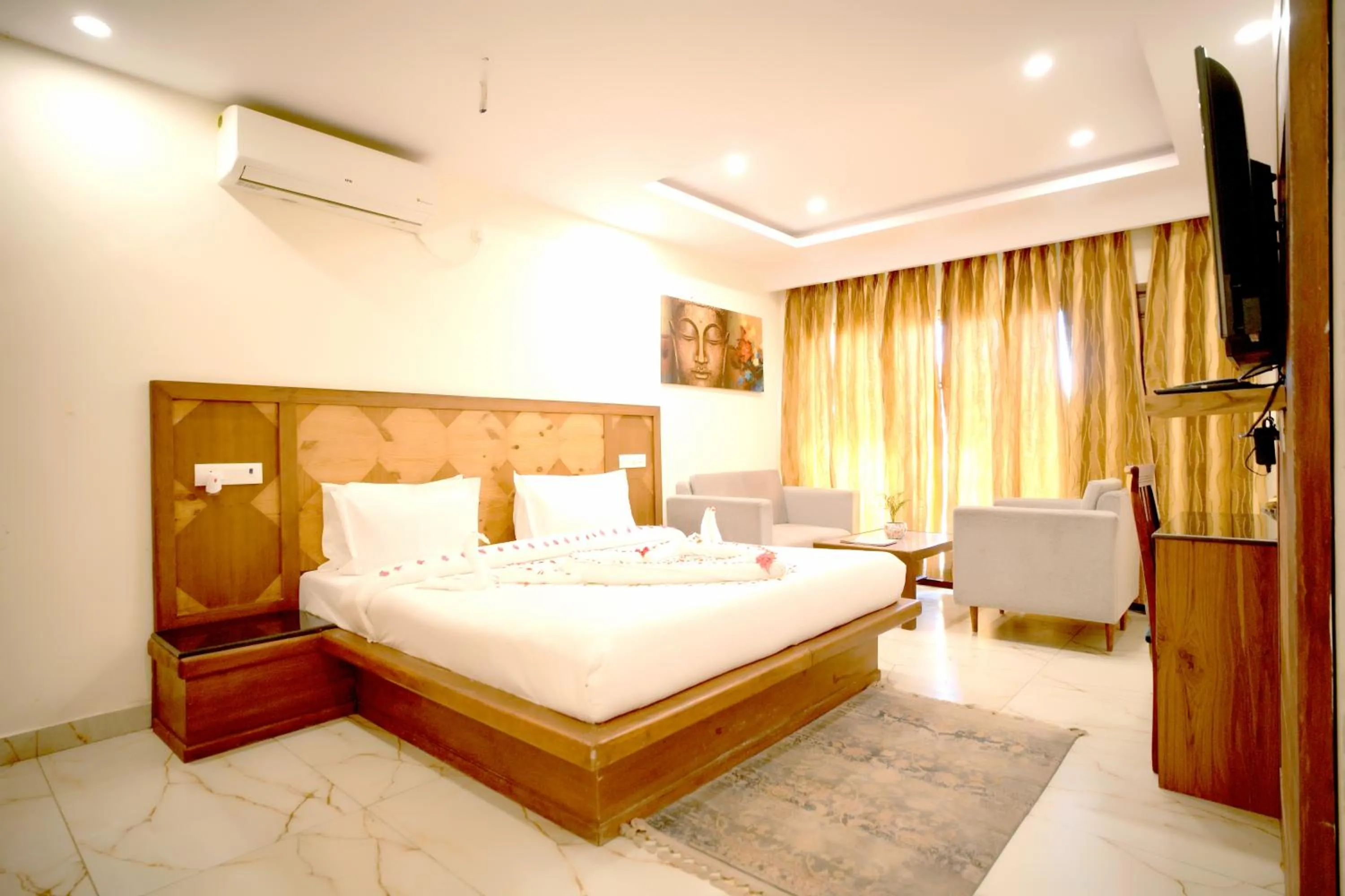 Bed in Shivalik Hotel And Resorts