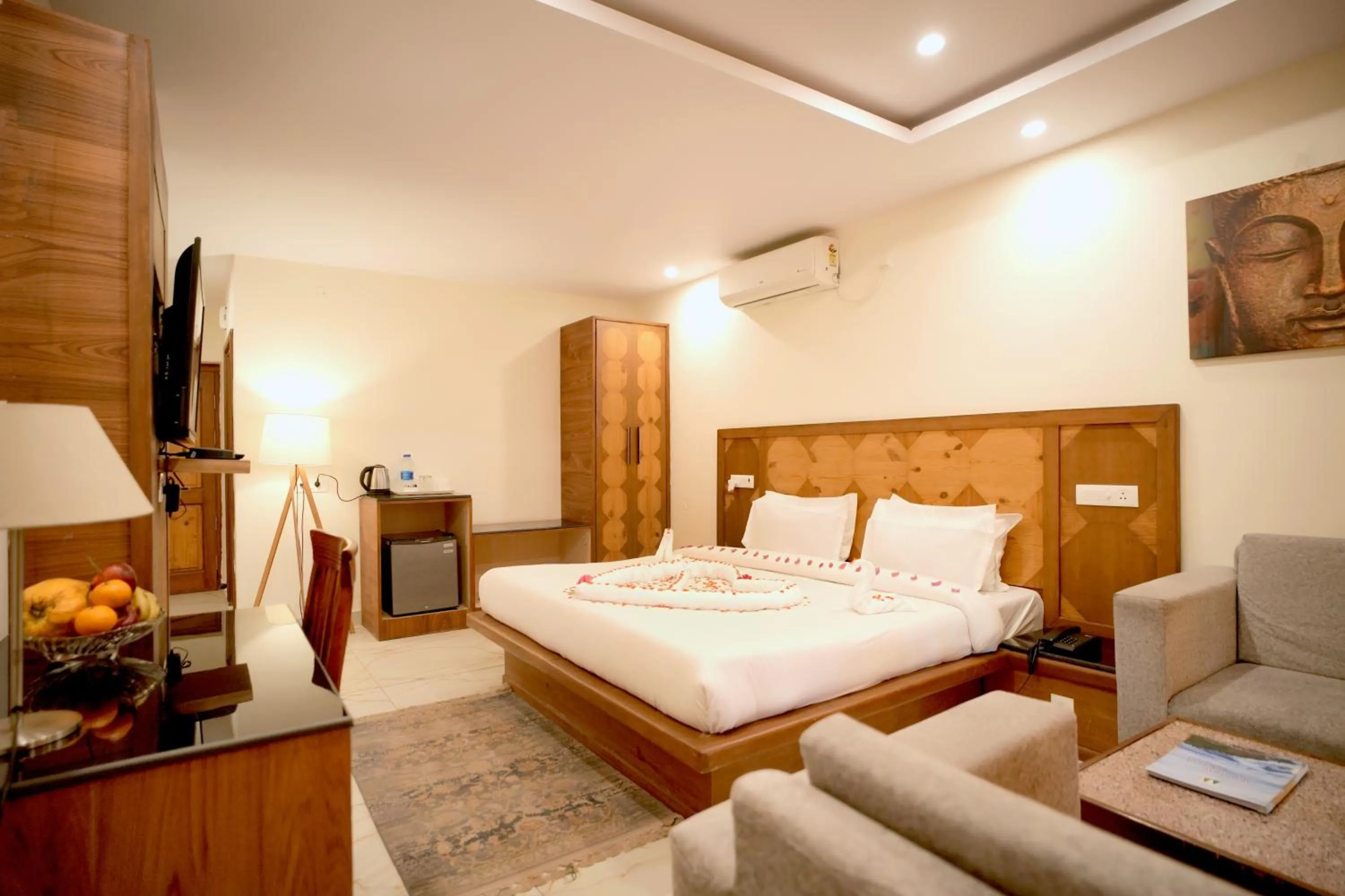 Bed in Shivalik Hotel And Resorts