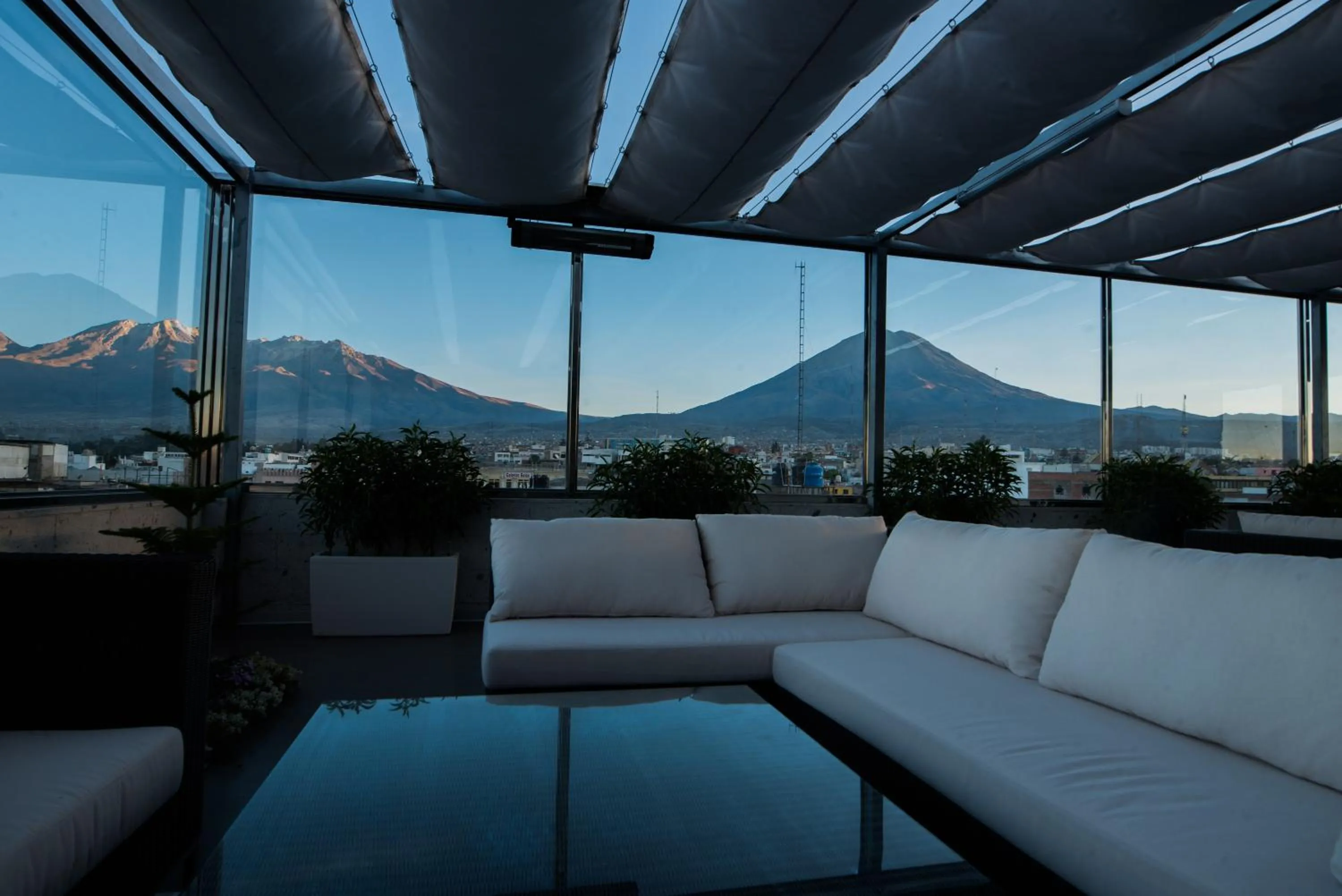 Mountain view in Hotel Viza