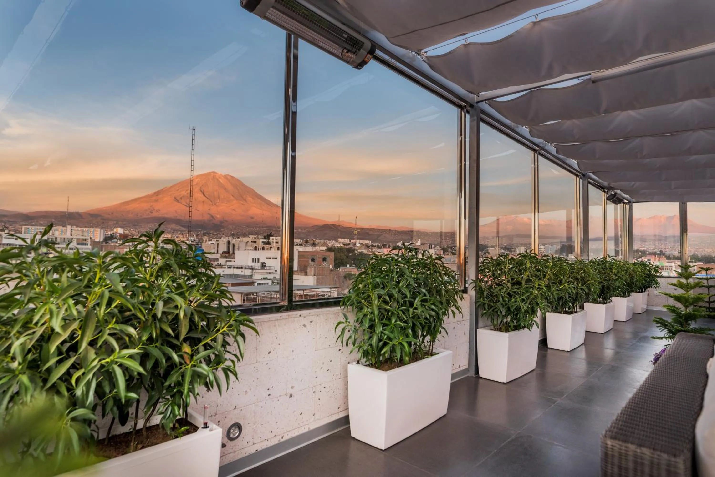 Balcony/Terrace in Hotel Viza