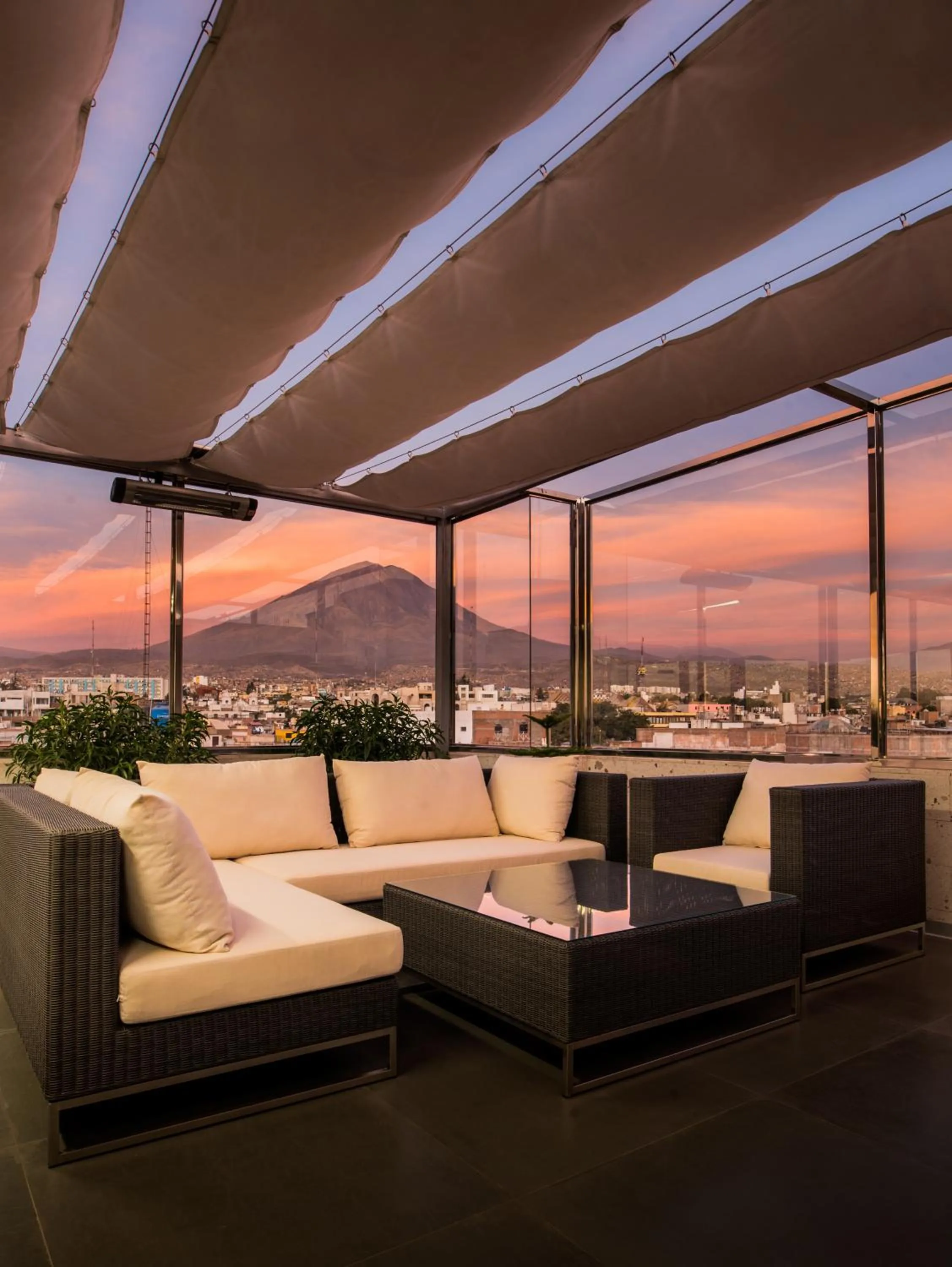 Sunset in Hotel Viza