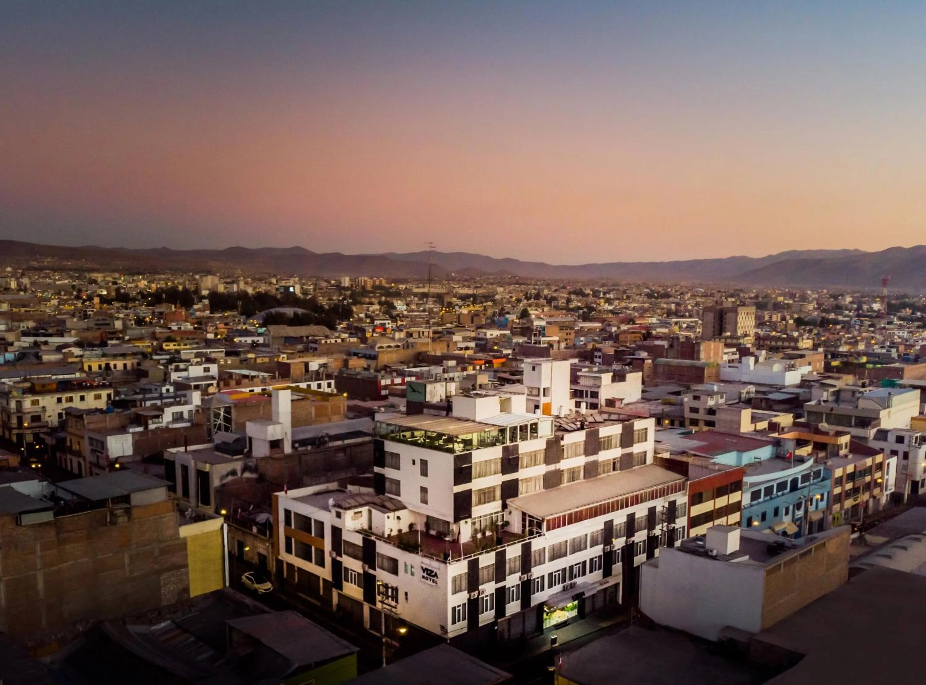 Bird's eye view in Hotel Viza