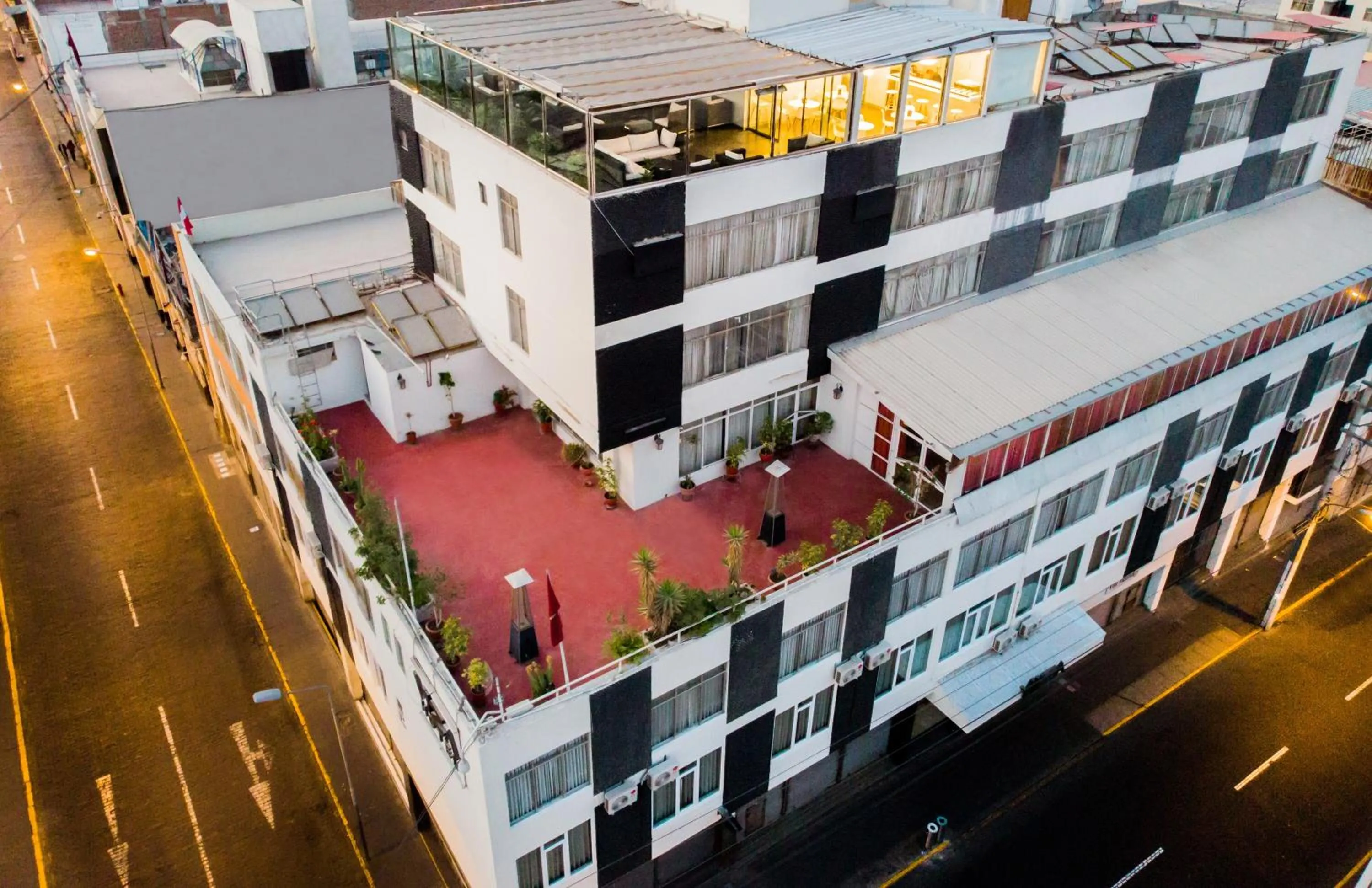 Bird's eye view in Hotel Viza