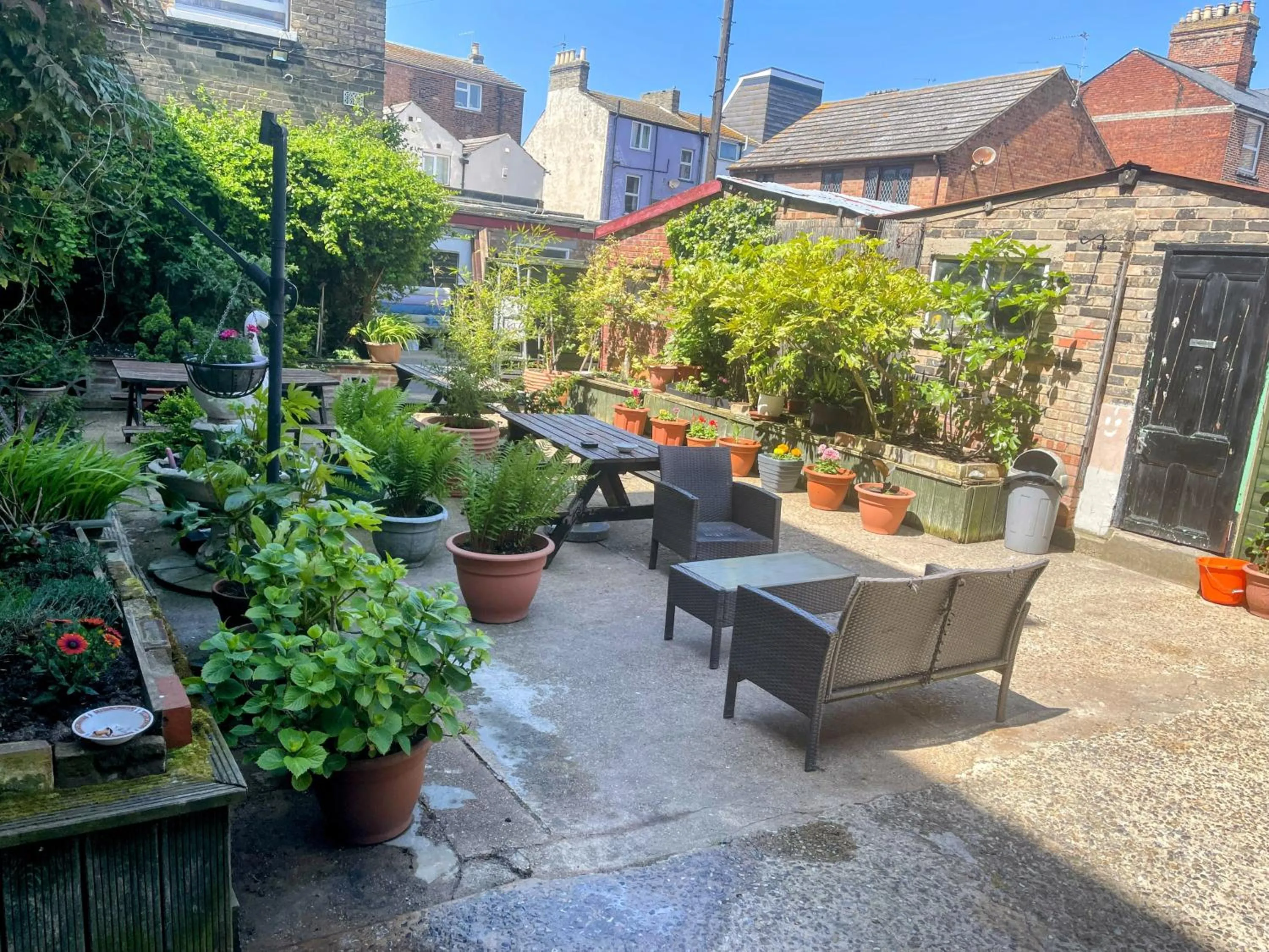 Garden in St George Hotel Great Yarmouth