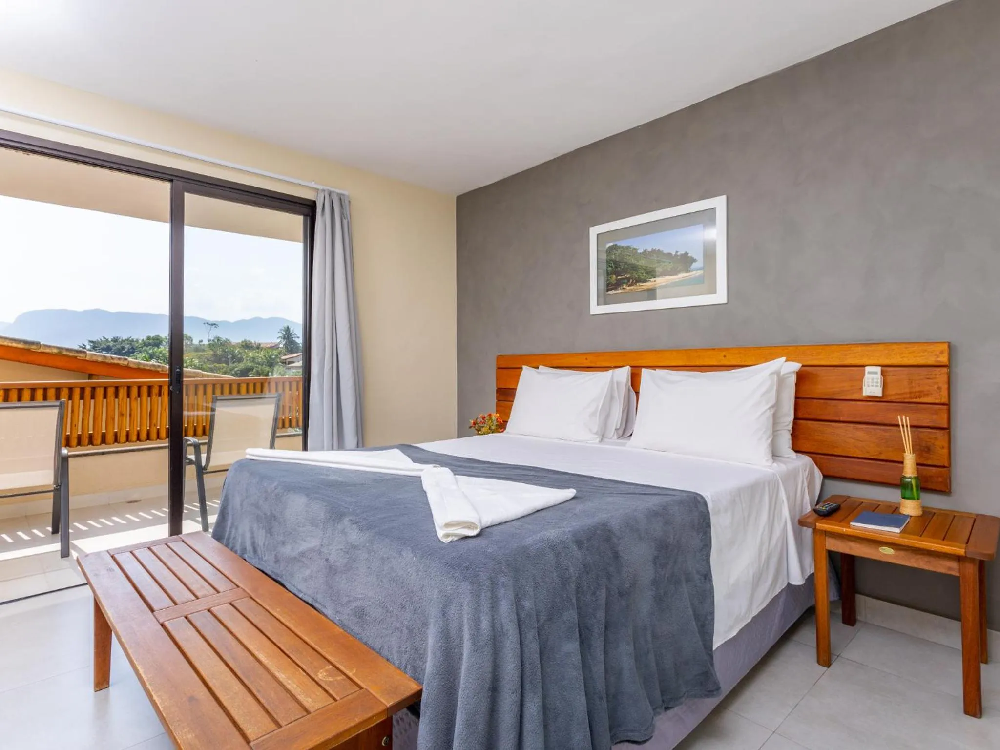 Bed in Eco Baepi Residence