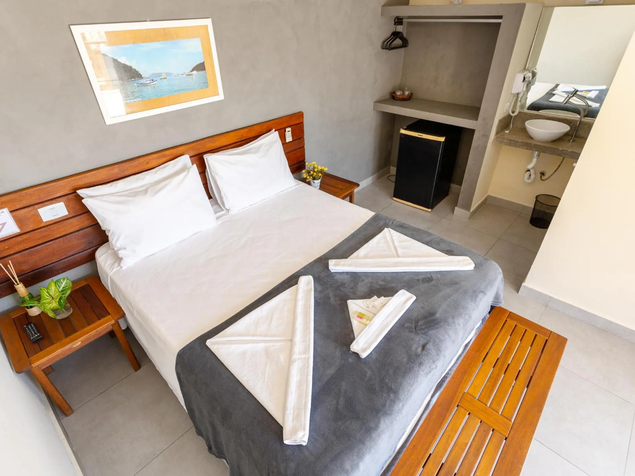 Bed in Eco Baepi Residence