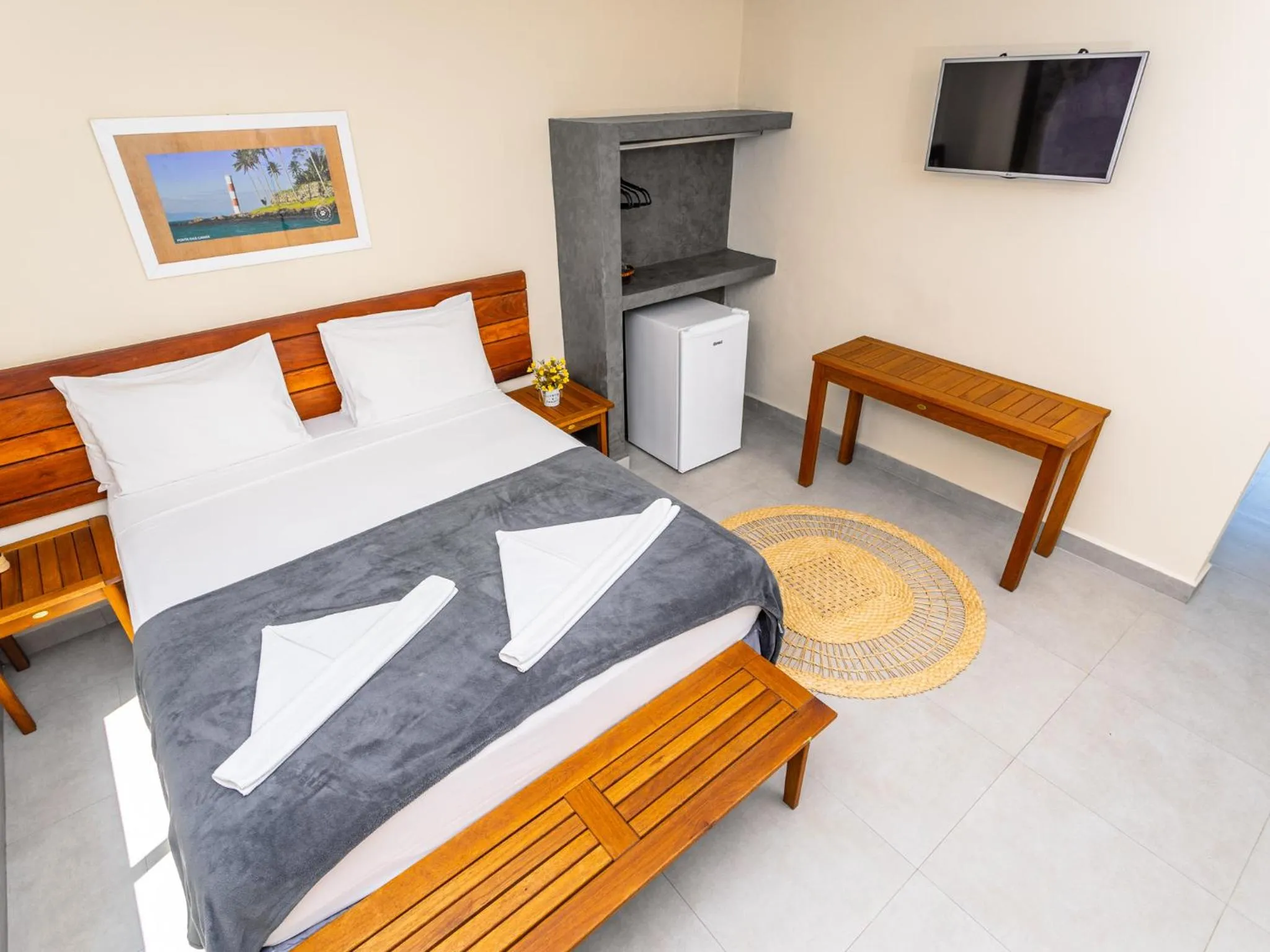 Bed in Eco Baepi Residence