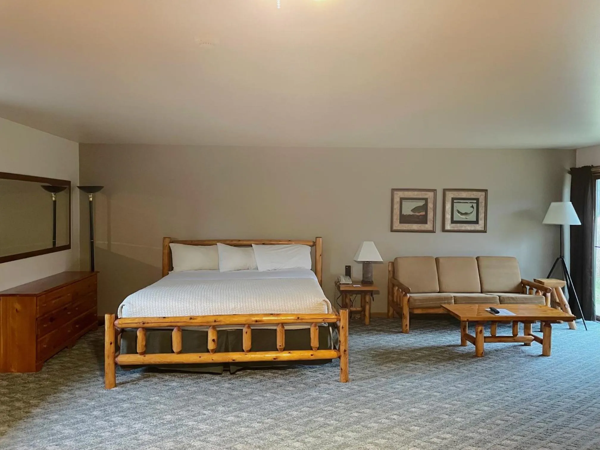 Bed in Village Inn on the Lake