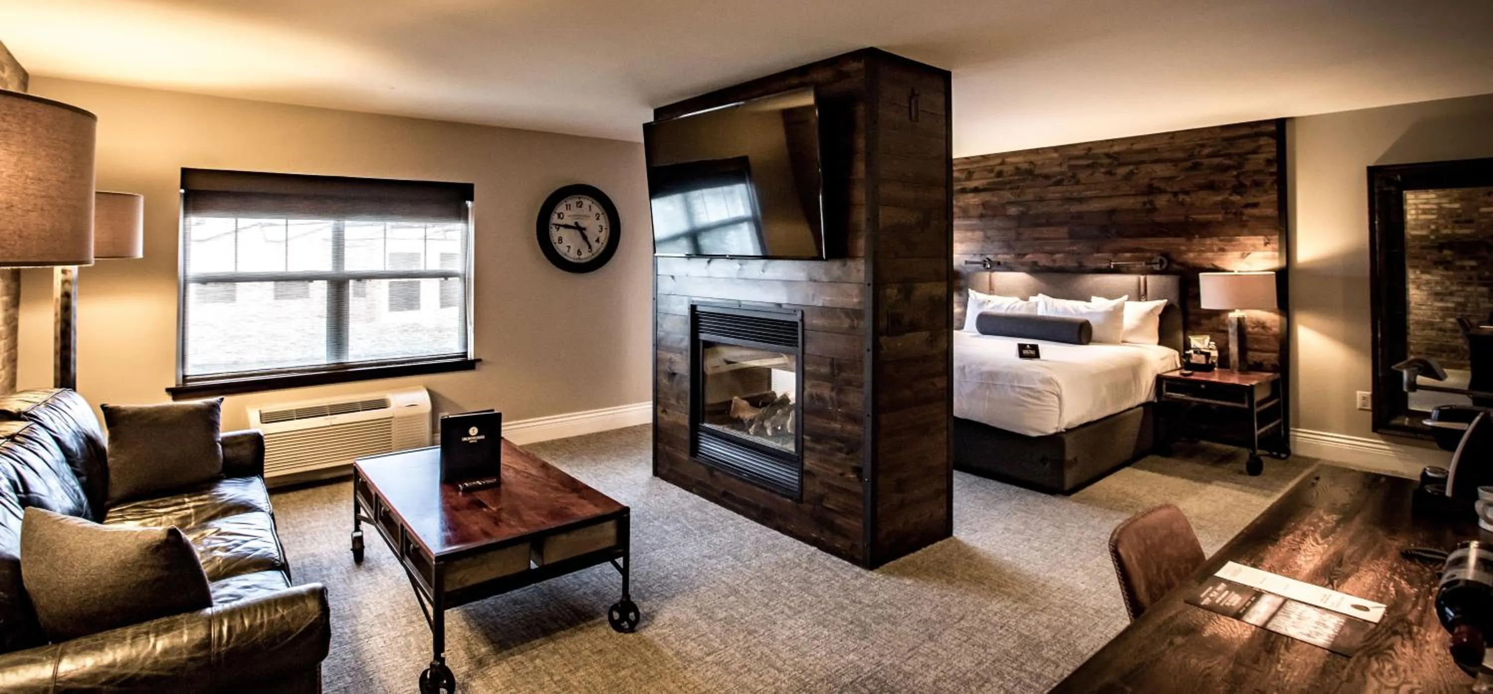 Bed in Ironworks Hotel