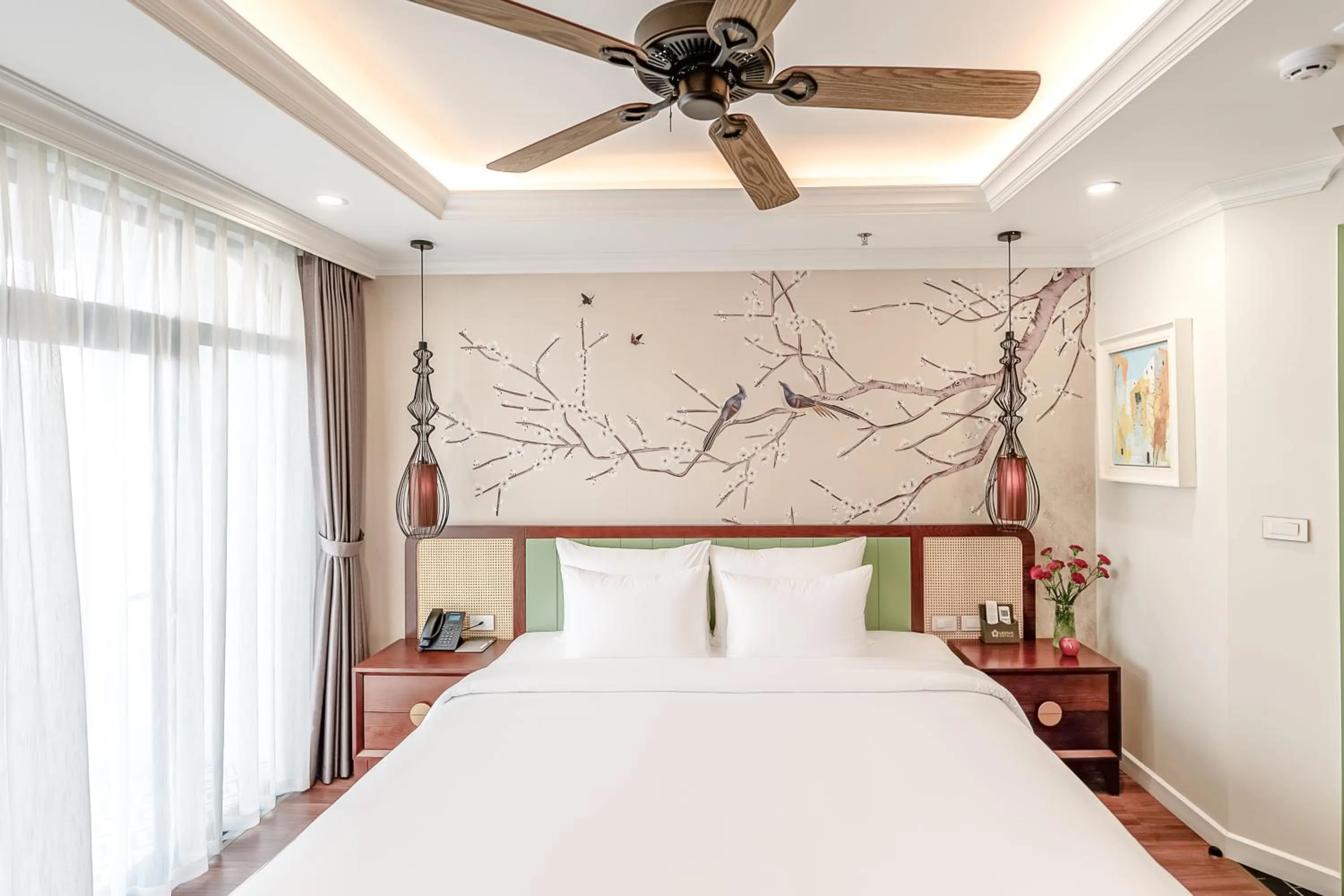 Bed in Lestar Hotel Hanoi