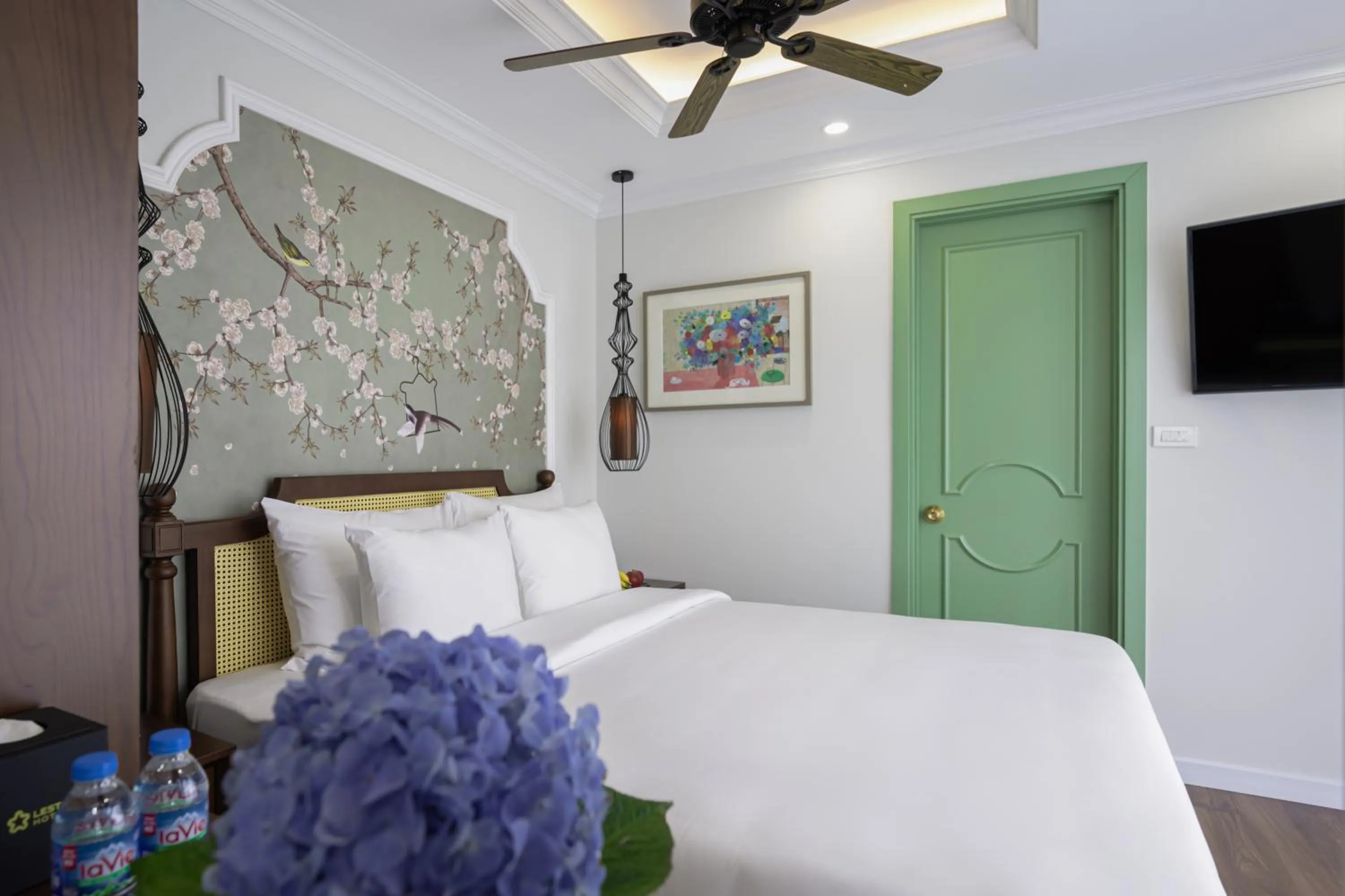 Bed in Lestar Hotel Hanoi