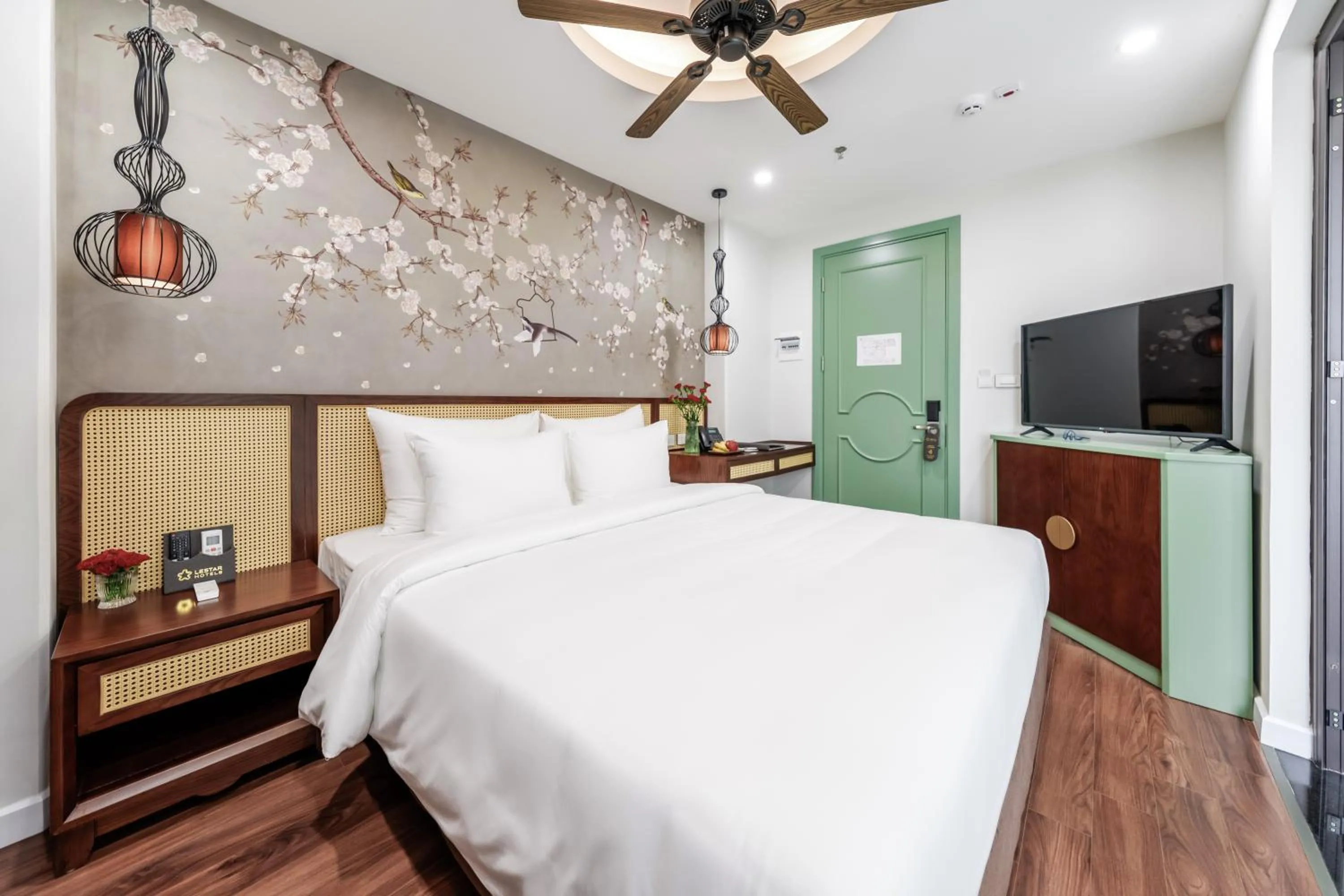 Bed in Lestar Hotel Hanoi