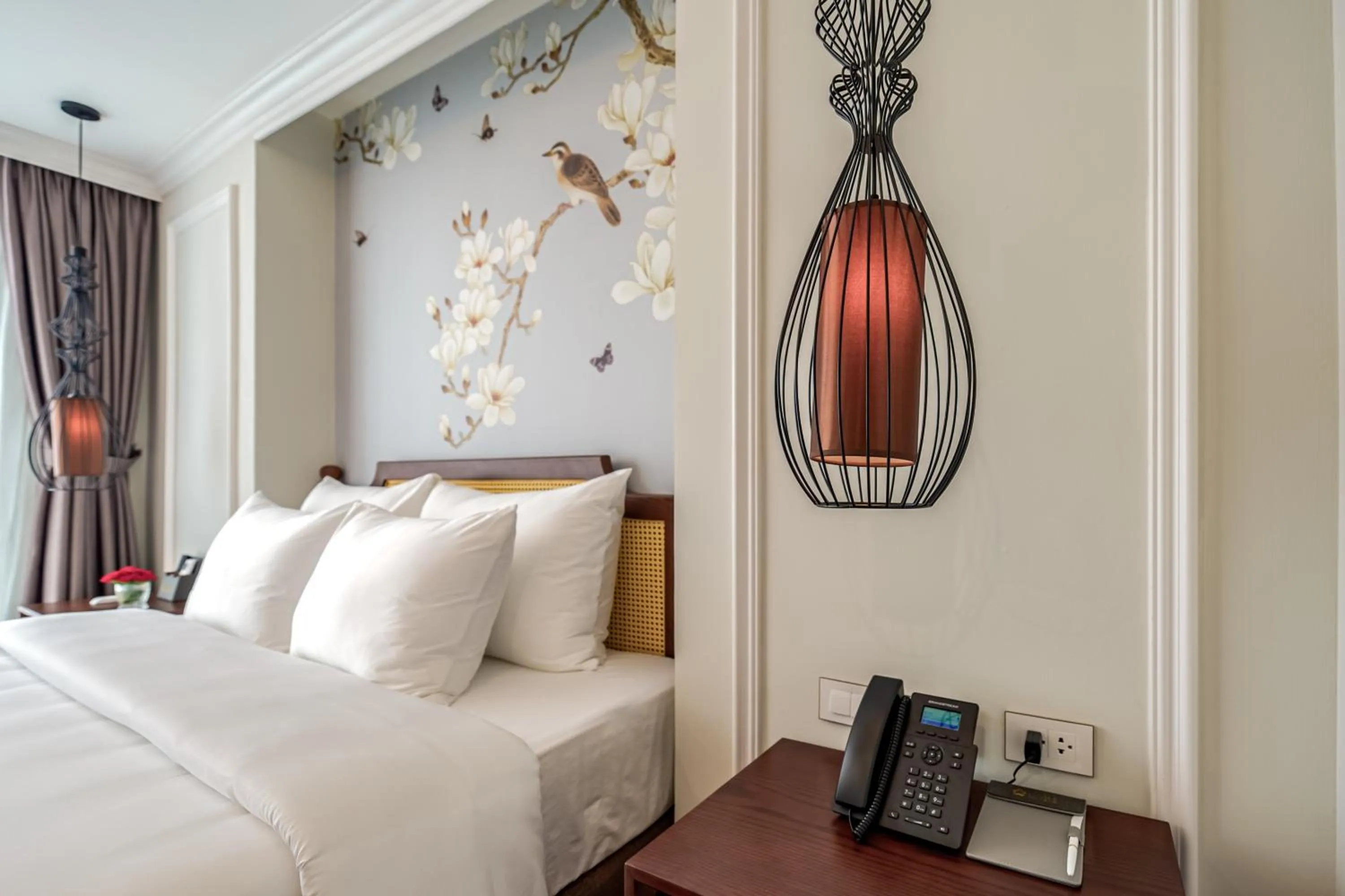 Bed in Lestar Hotel Hanoi